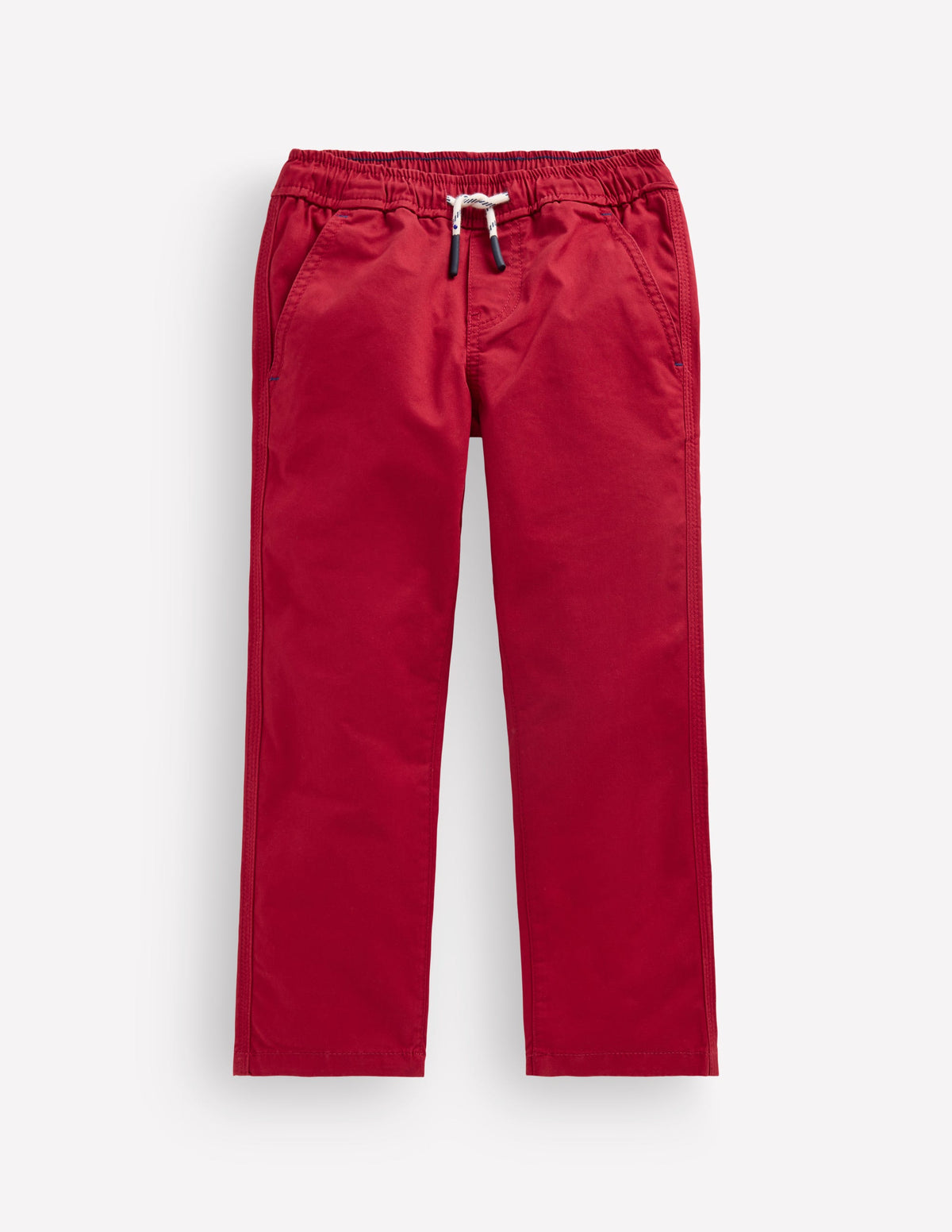 Schmal geschnittene Hose zum Hineinschlüpfen-Rhythmisches Rot-1