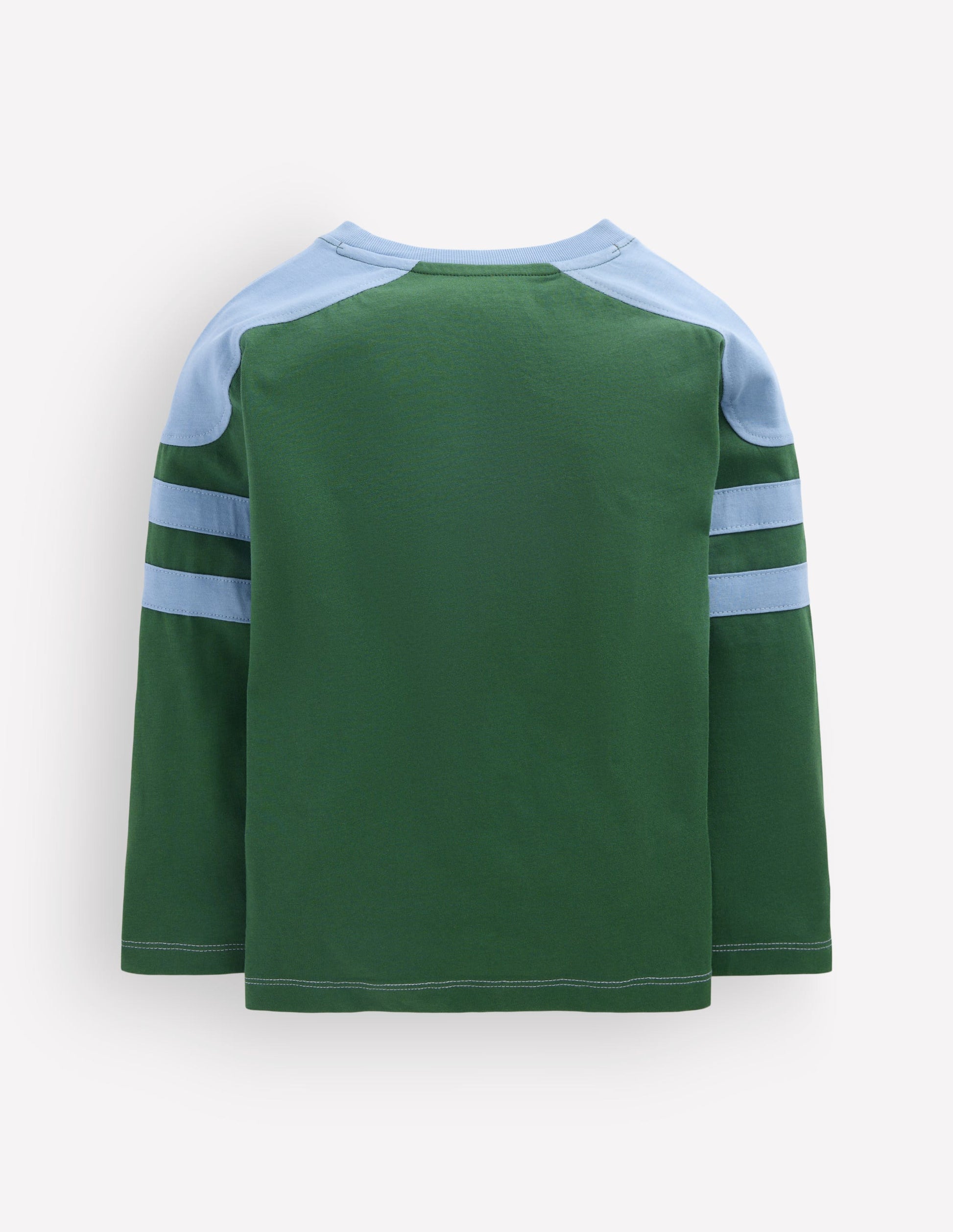 T-shirt colourblock-Vert chasseur-2