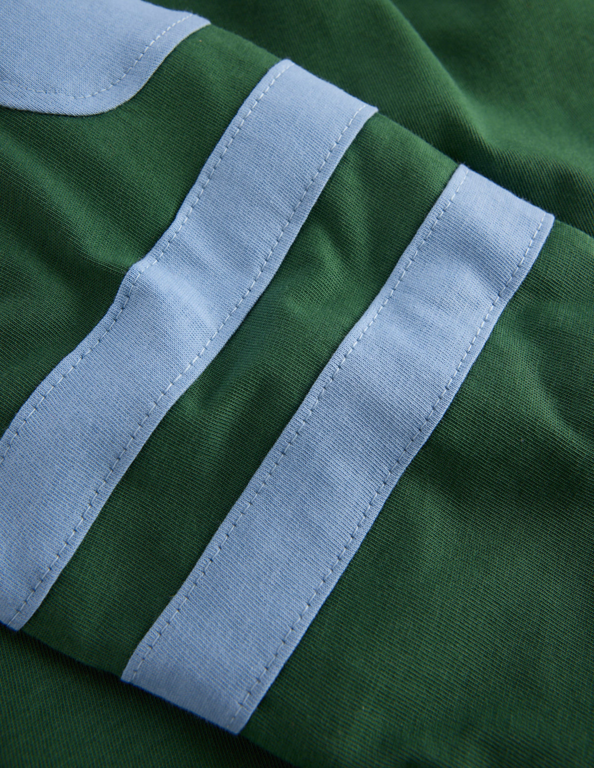 T-shirt colourblock-Vert chasseur - Image 3