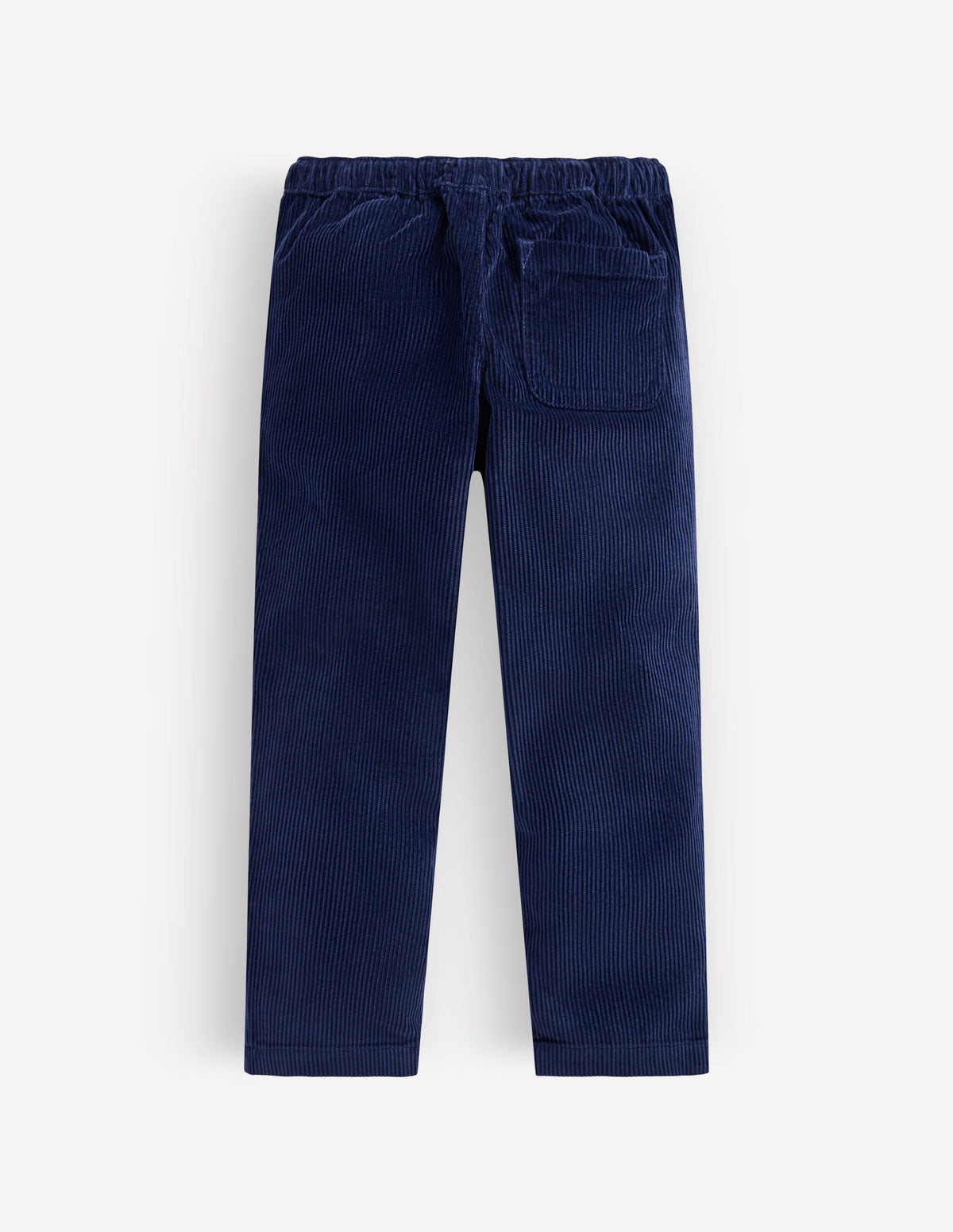Lässige Cordhose mit geradem Bein-Marineblau - Image 2
