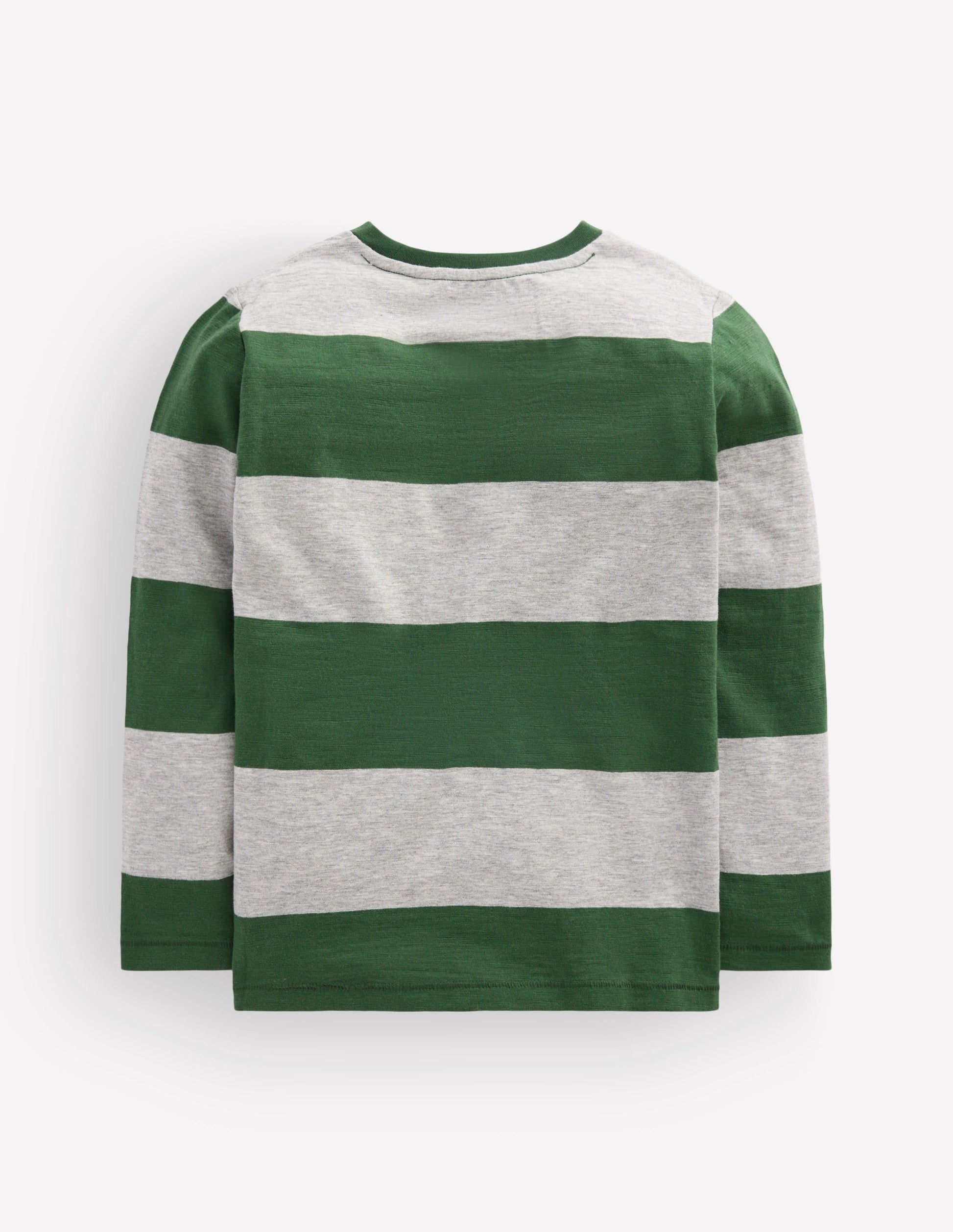 Everyday Long Sleeve T-Shirt-Hunter Green / Grey Marl-2