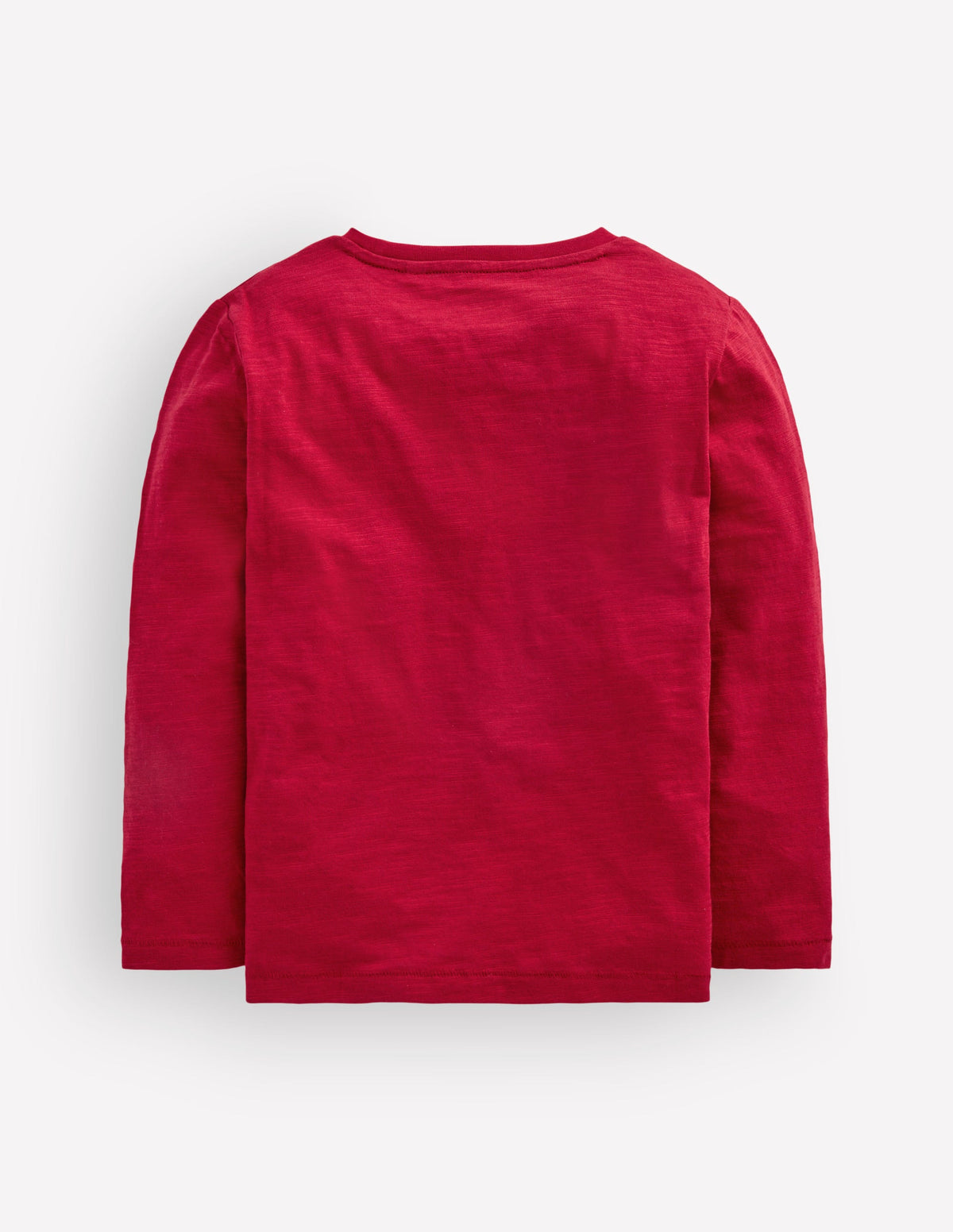 Langärmliges T-Shirt für den Alltag-Kirschrot-2