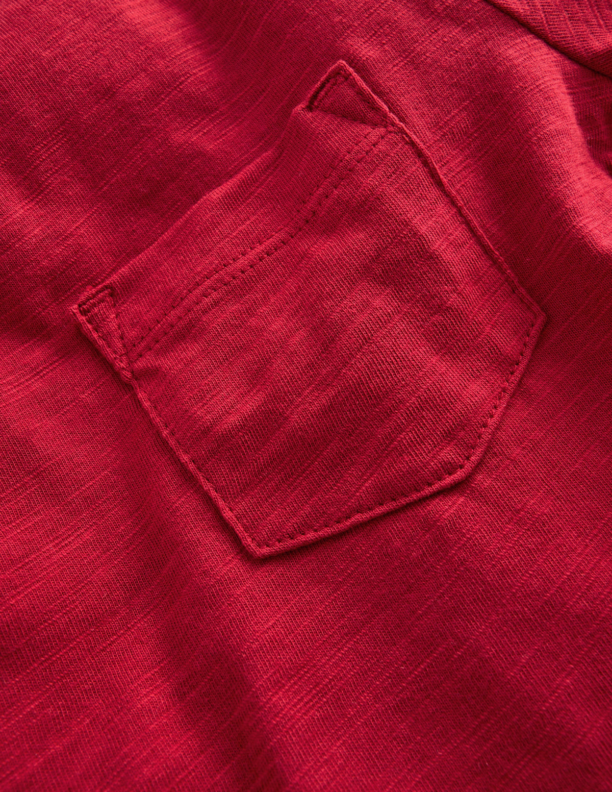 Langärmliges T-Shirt für den Alltag-Kirschrot - Image 3
