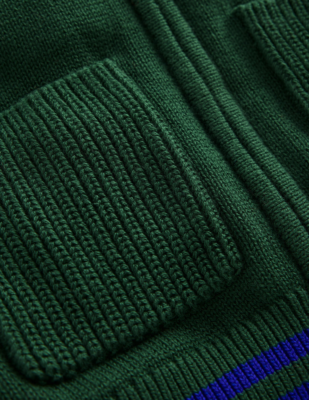 Pull élégant à fermeture zippée-Vert Brunswick chiné - Image 4