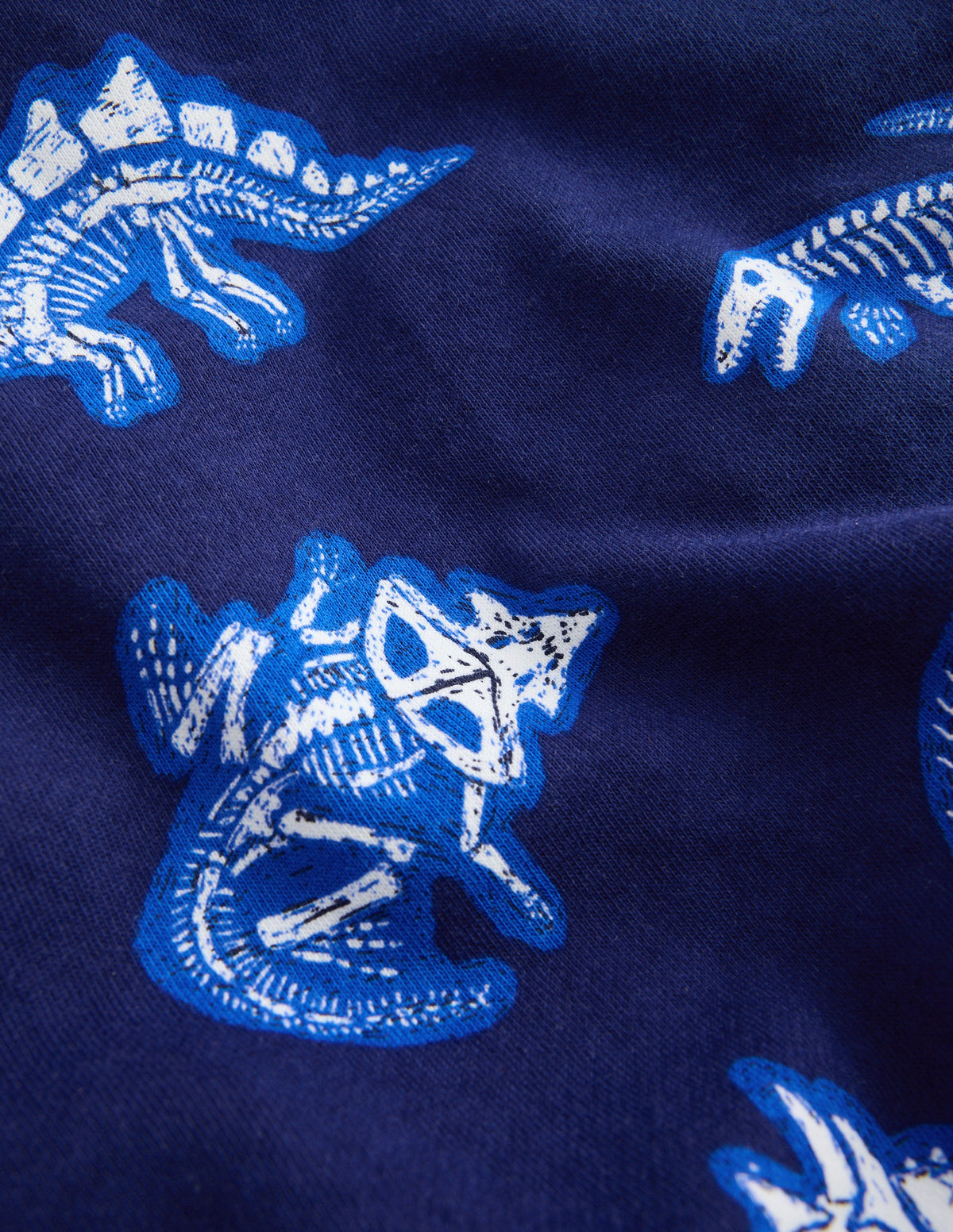 Im Dunkeln leuchtendes, bedrucktes Sweatshirt-Schuluniform-Marineblau Dino - Image 3