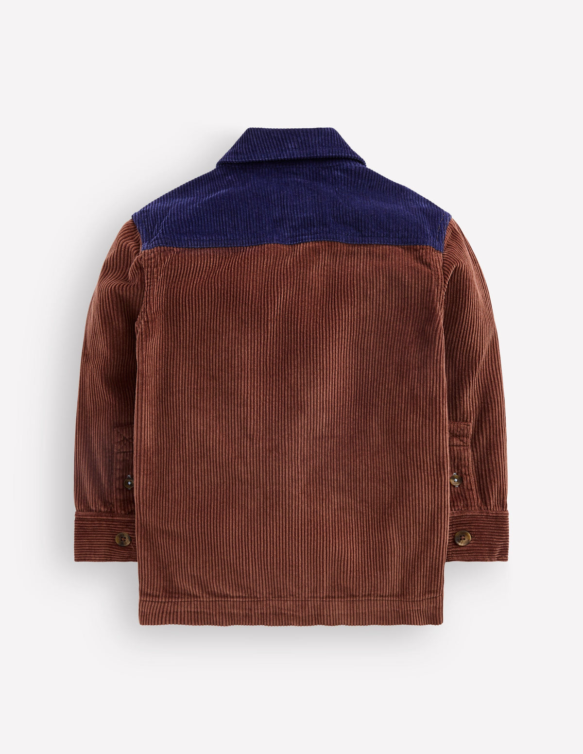 Hemdjacke mit Brusttaschen-Waldbraun - Image 2