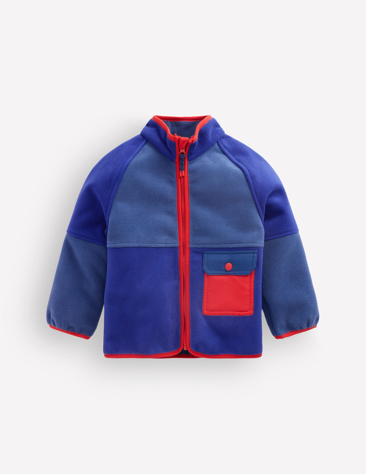 Kuschelige, winddichte Fleecejacke-Mazarinblau - Image 1