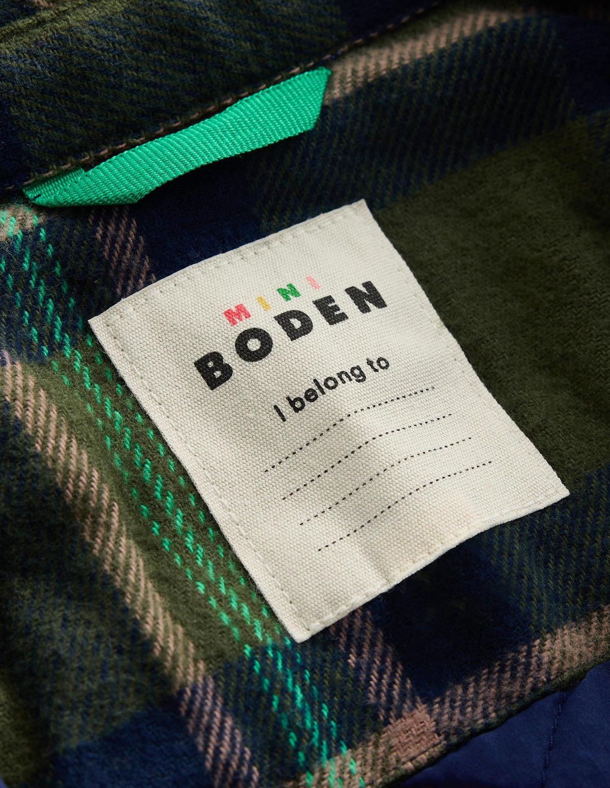 Hemdjacke-Grün Kariert - Image 5