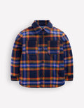 Hemdjacke-Navy Kariert