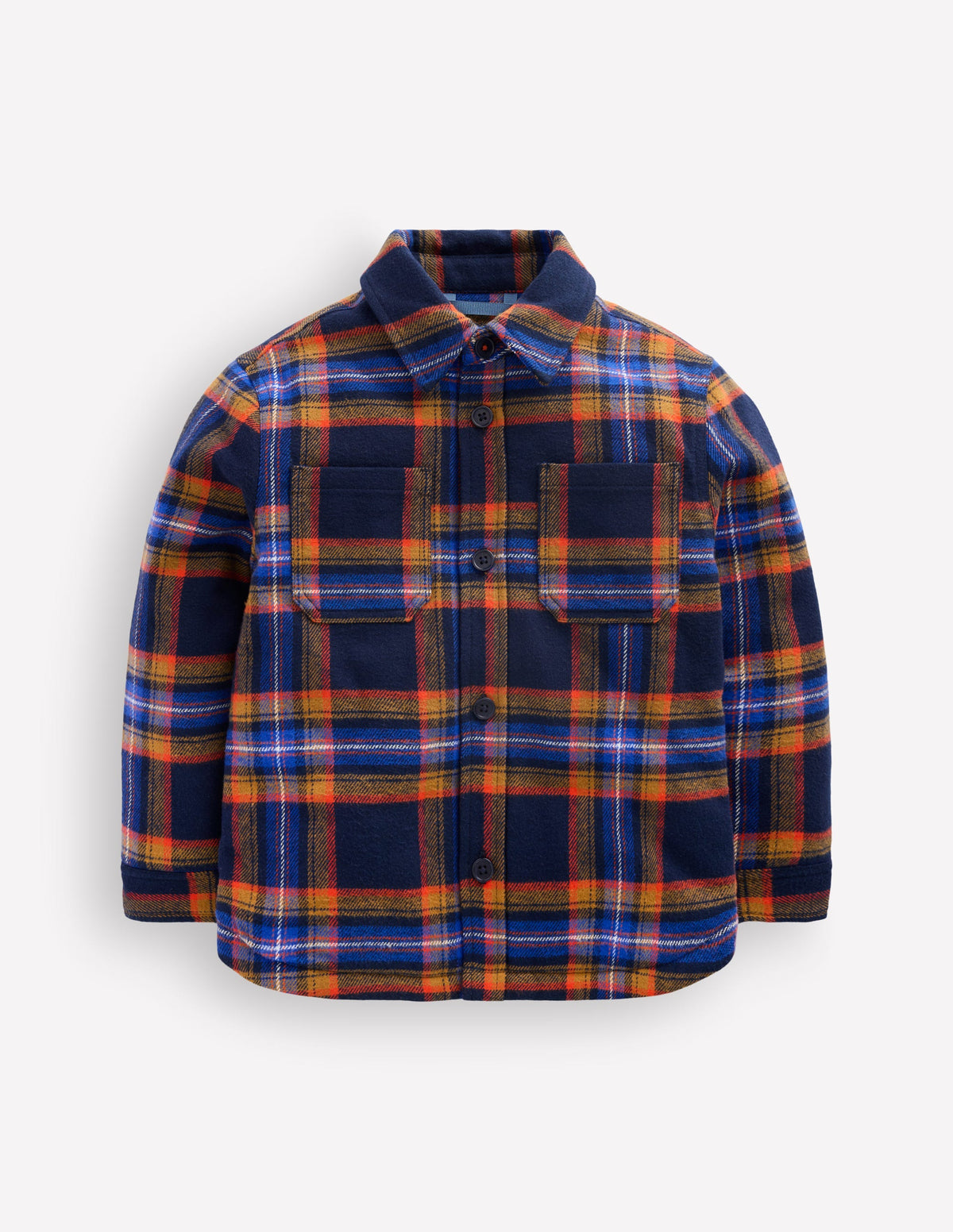 Hemdjacke-Navy Kariert - Image 1
