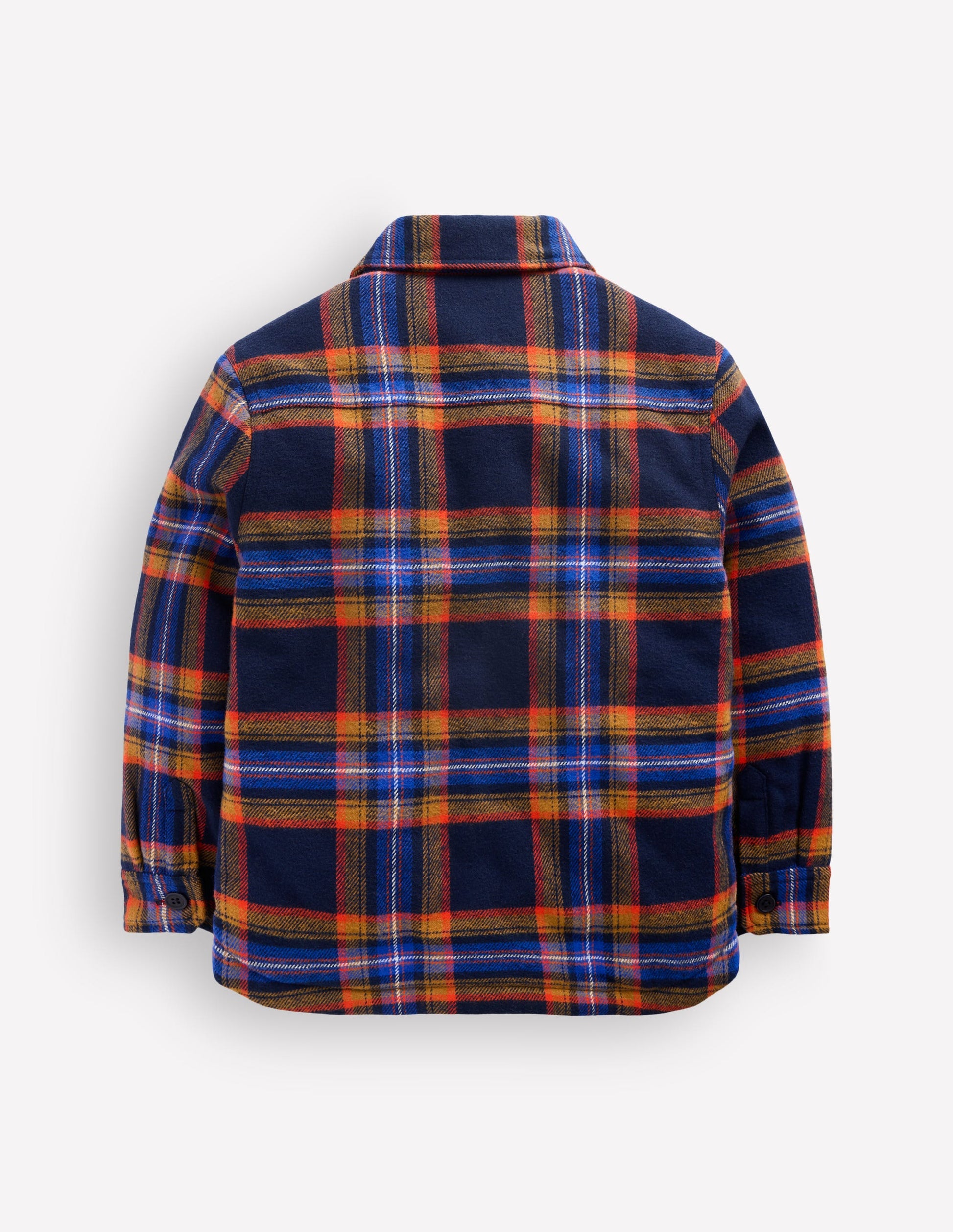 Hemdjacke-Navy Kariert-2