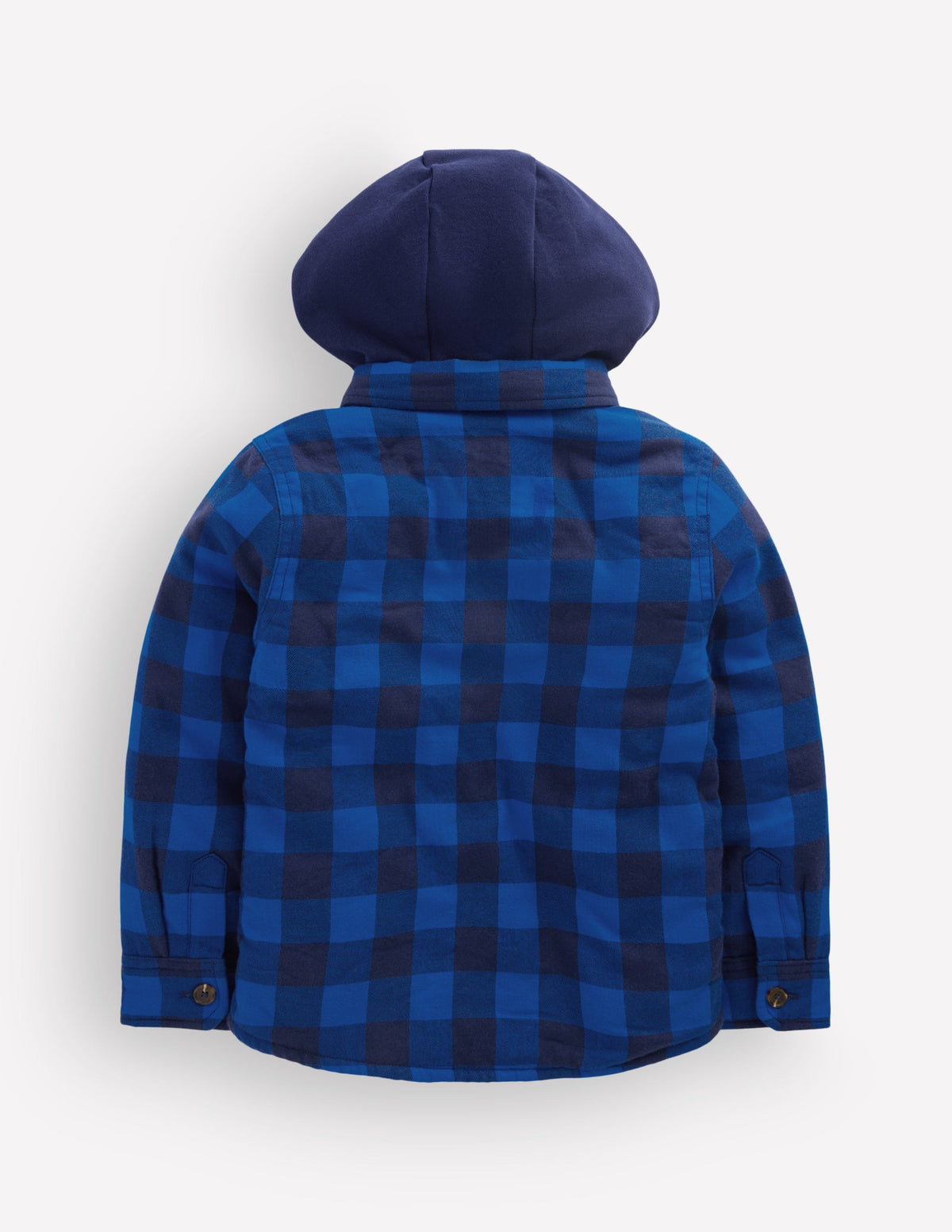 Chemise à capuche doublée de borg-Bleu connecté/bleu marine - Image 2
