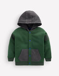 Sweat à capuche universitaire-Vert chasseur
