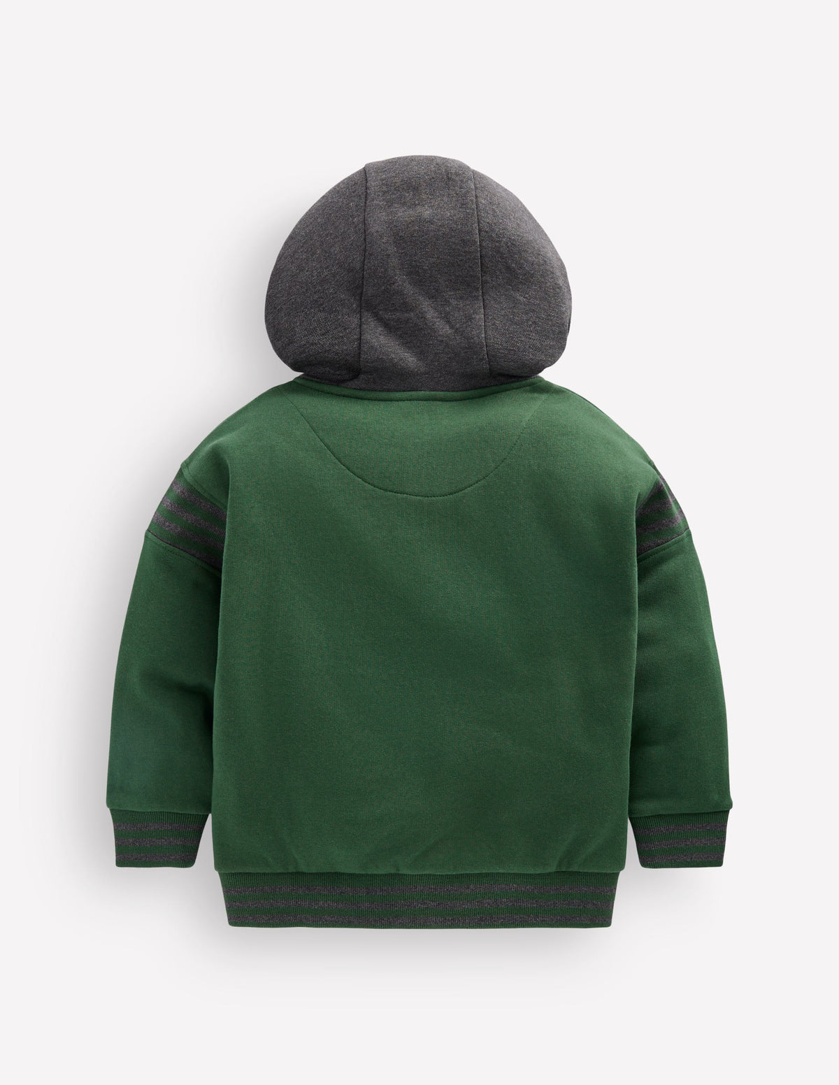 Sweat à capuche universitaire-Vert chasseur-2