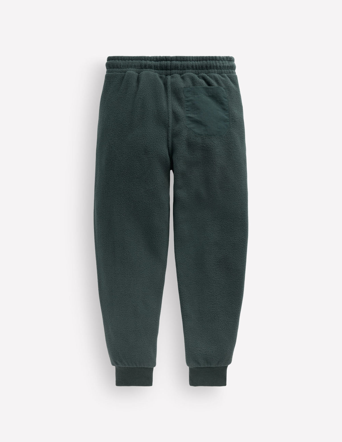 Fleece-Jogginghose mit verstärktem Knie-Jagdgrün-2