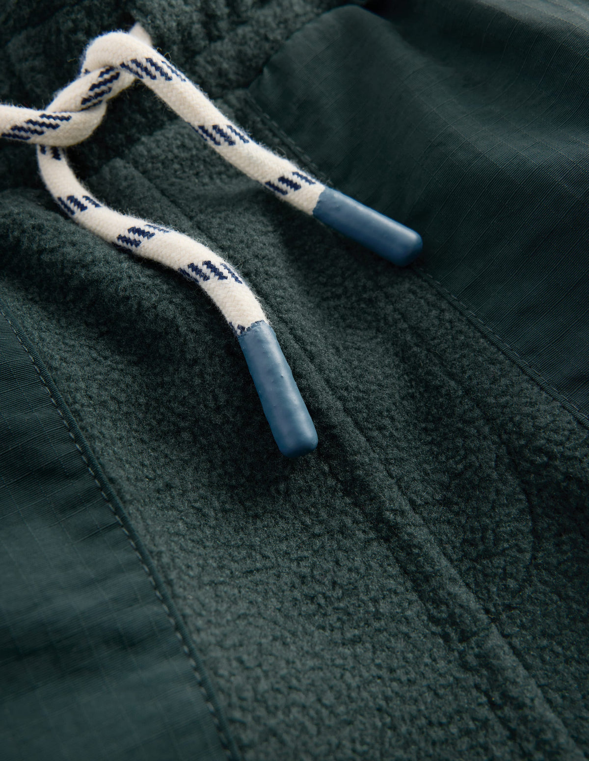 Fleece-Jogginghose mit verstärktem Knie-Jagdgrün-3