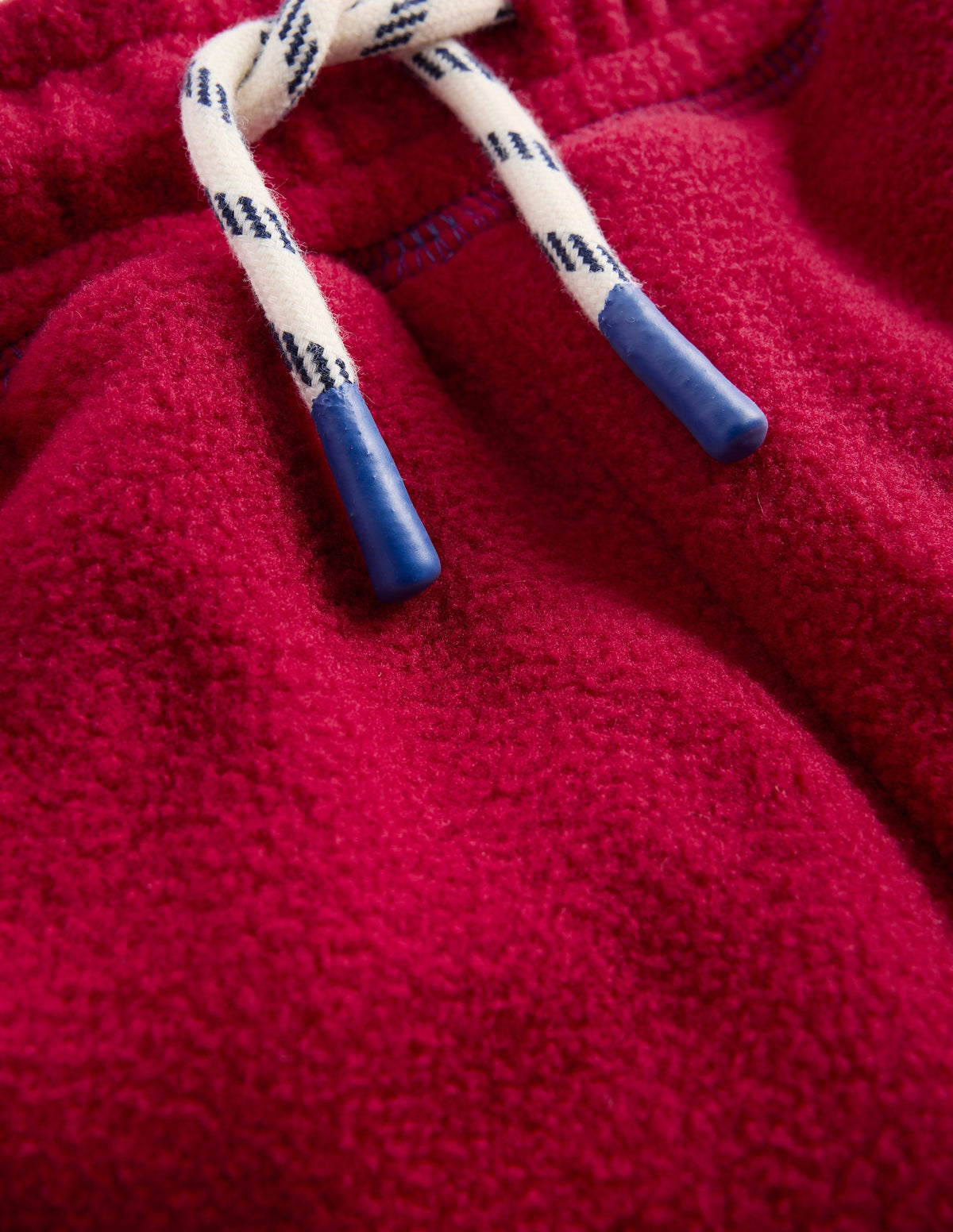Kuschelige Fleece-Jogginghose-Dunkelrot - Image 3
