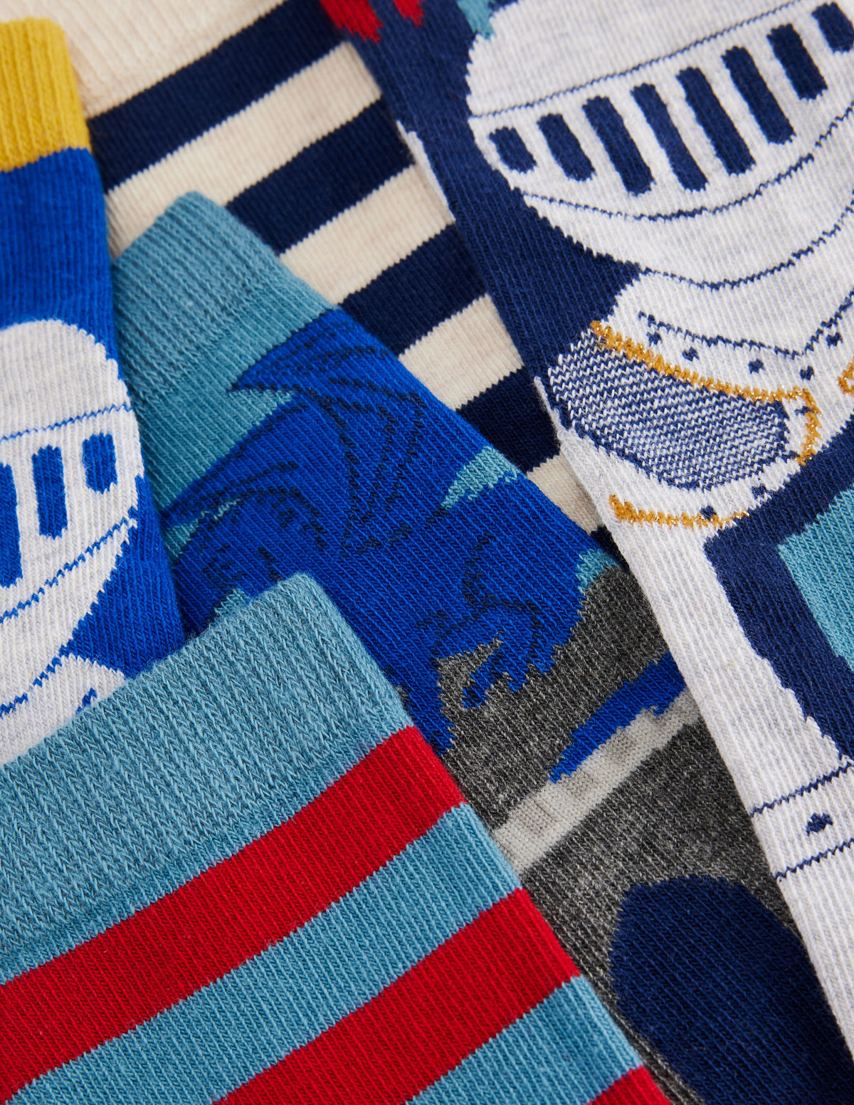 Socken im 5er-Pack-Mittelalterlich Ritter-2