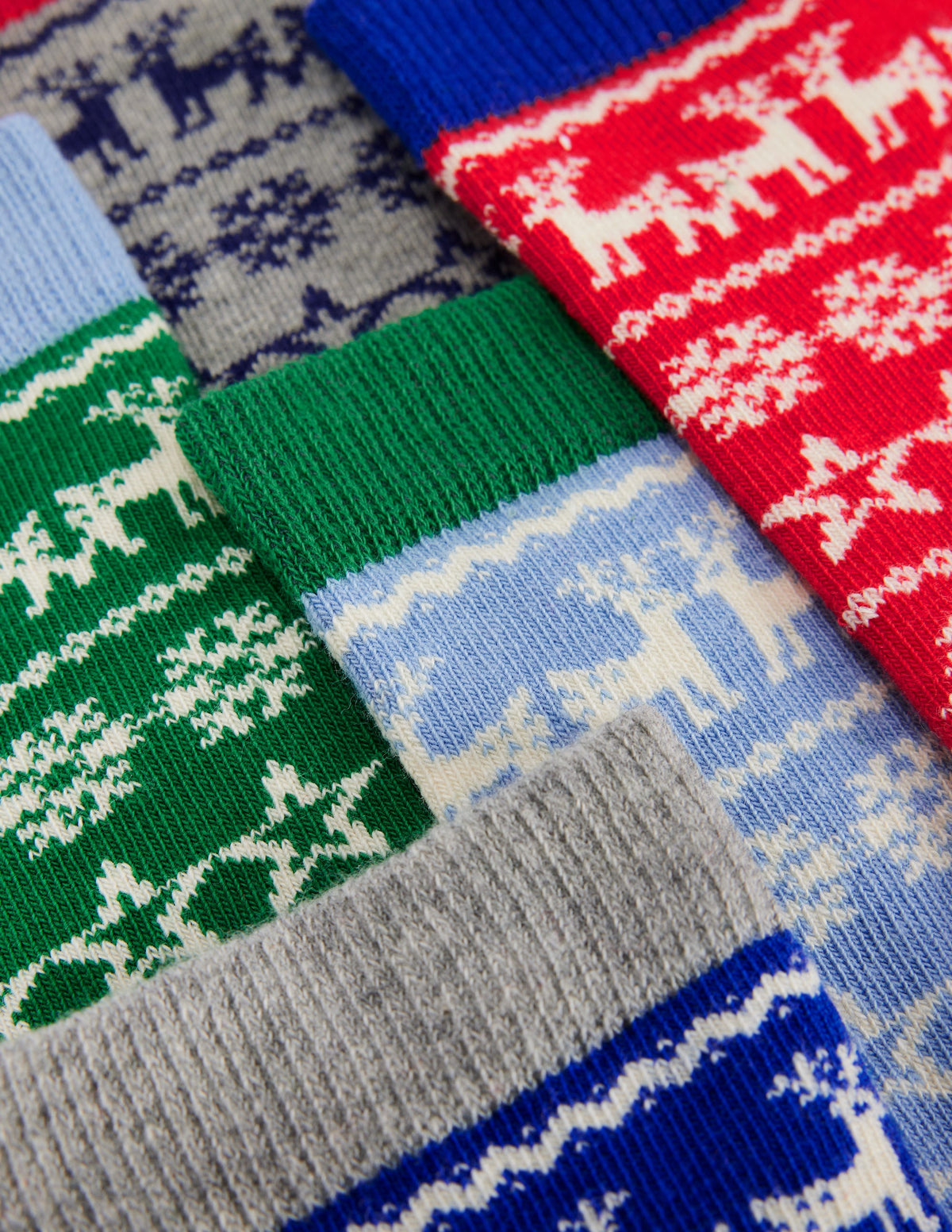 Socken im 5er-Pack-Fair-Isle-Muster-2