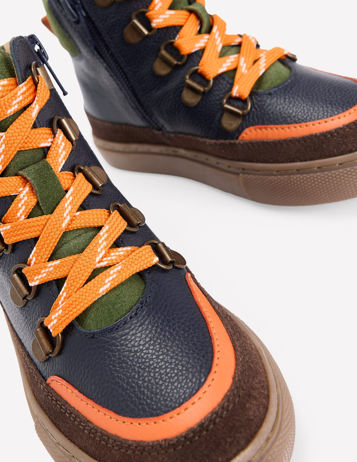 Schnürstiefel-Schuluniform-Marineblau-3
