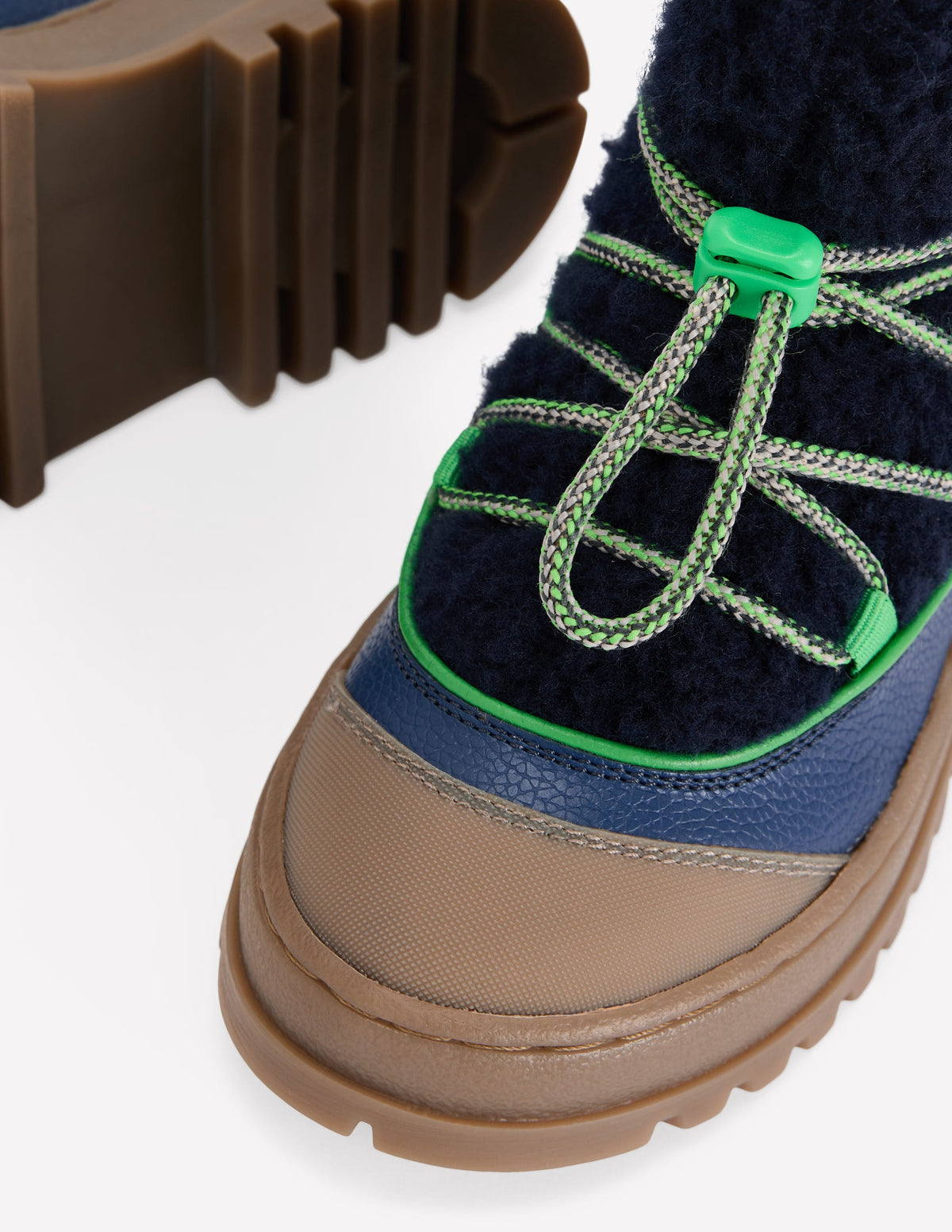 Bottines d’aventure en borg-Bleu marine universitaire - Image 3