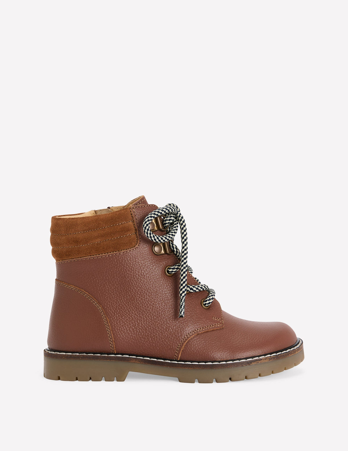 Wanderstiefel mit Schnürung-Hellbraun - Image 1