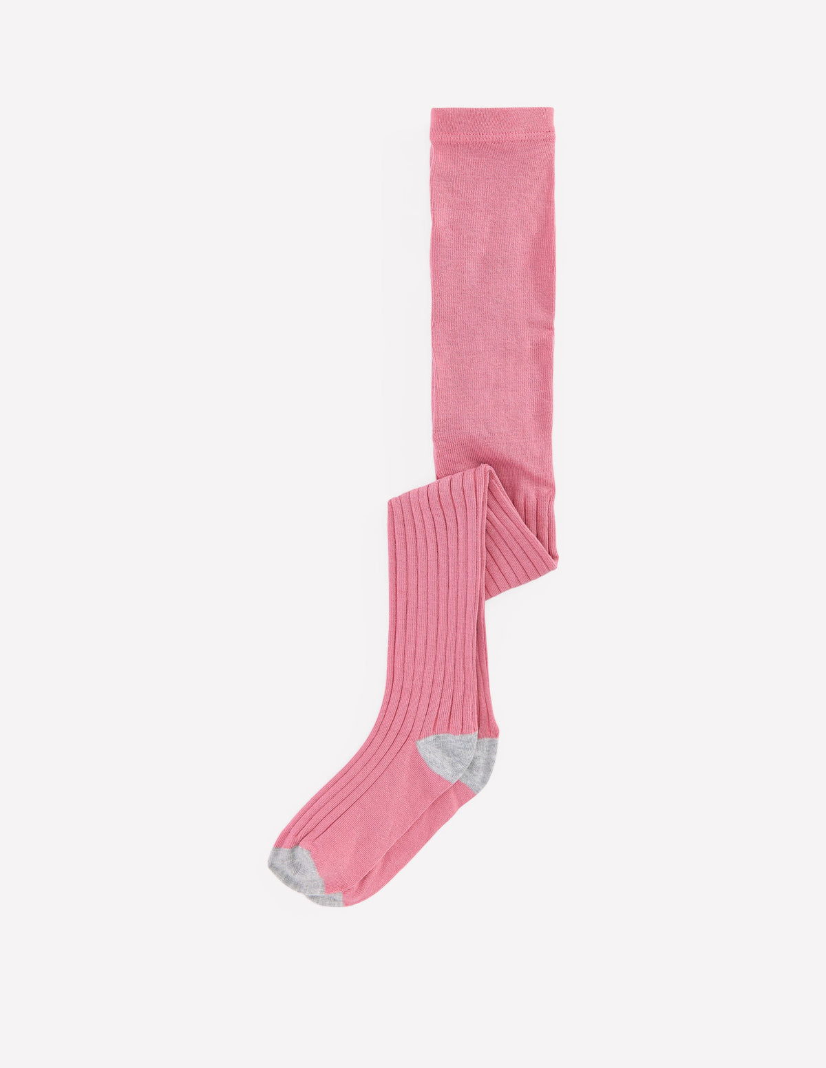Strumpfhose aus Rippstrick-Rosa Schleier - Image 1