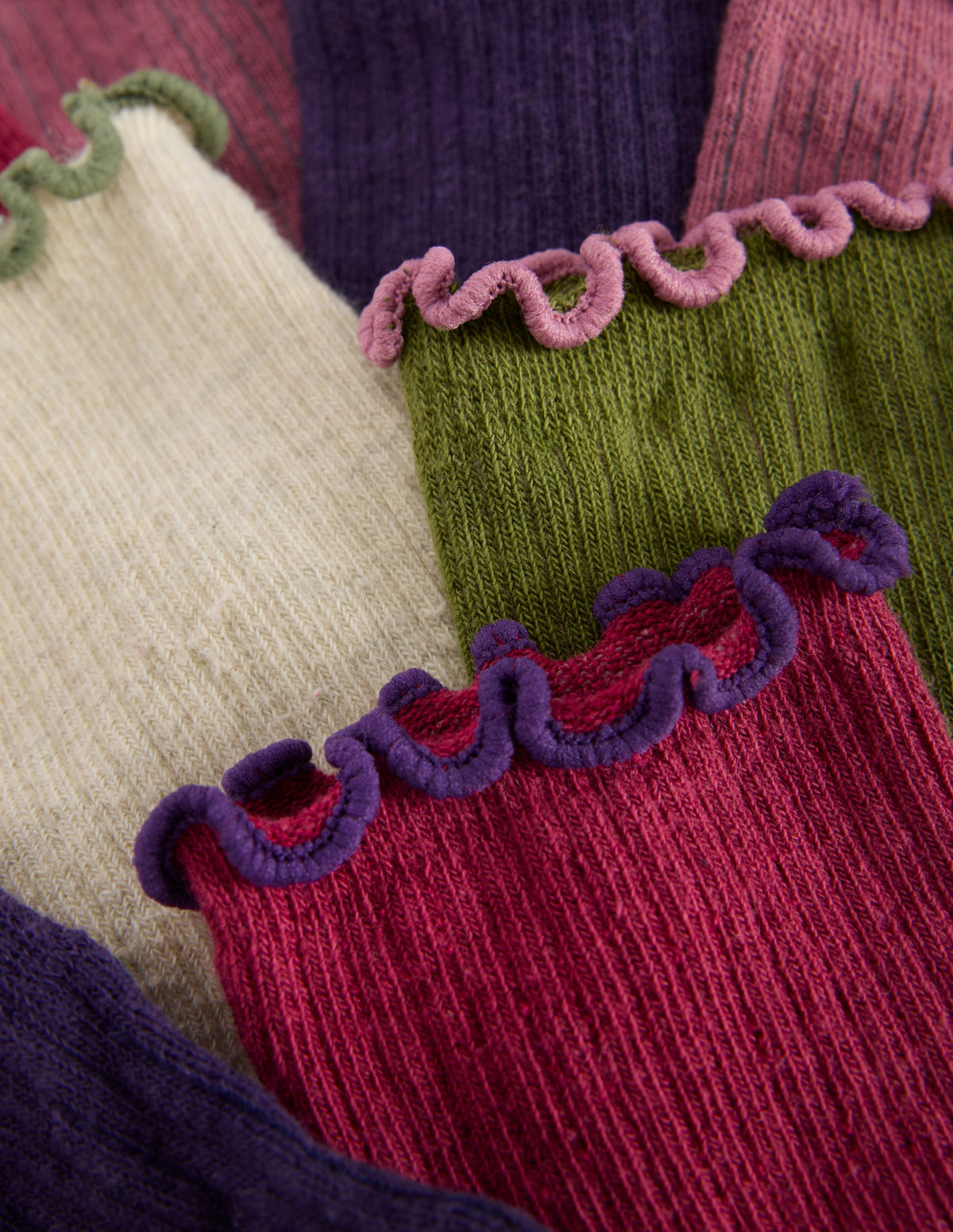 5 paires de chaussettes à volants-Multi - Image 2