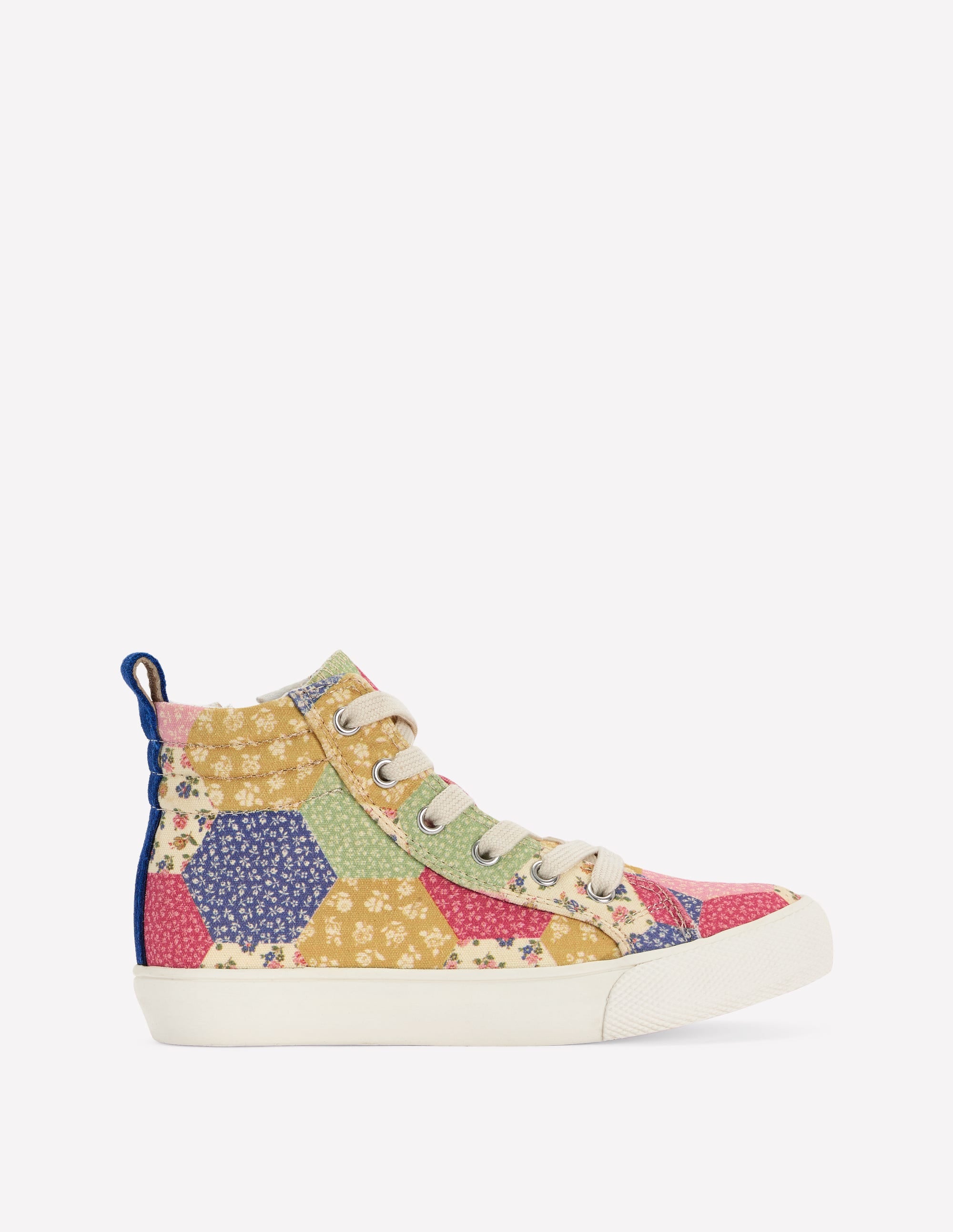 Hohe Sneaker-Patchwork-Blumen - Image 1
