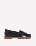 Loafer mit breiter Sohle-Schuluniform-Marineblau