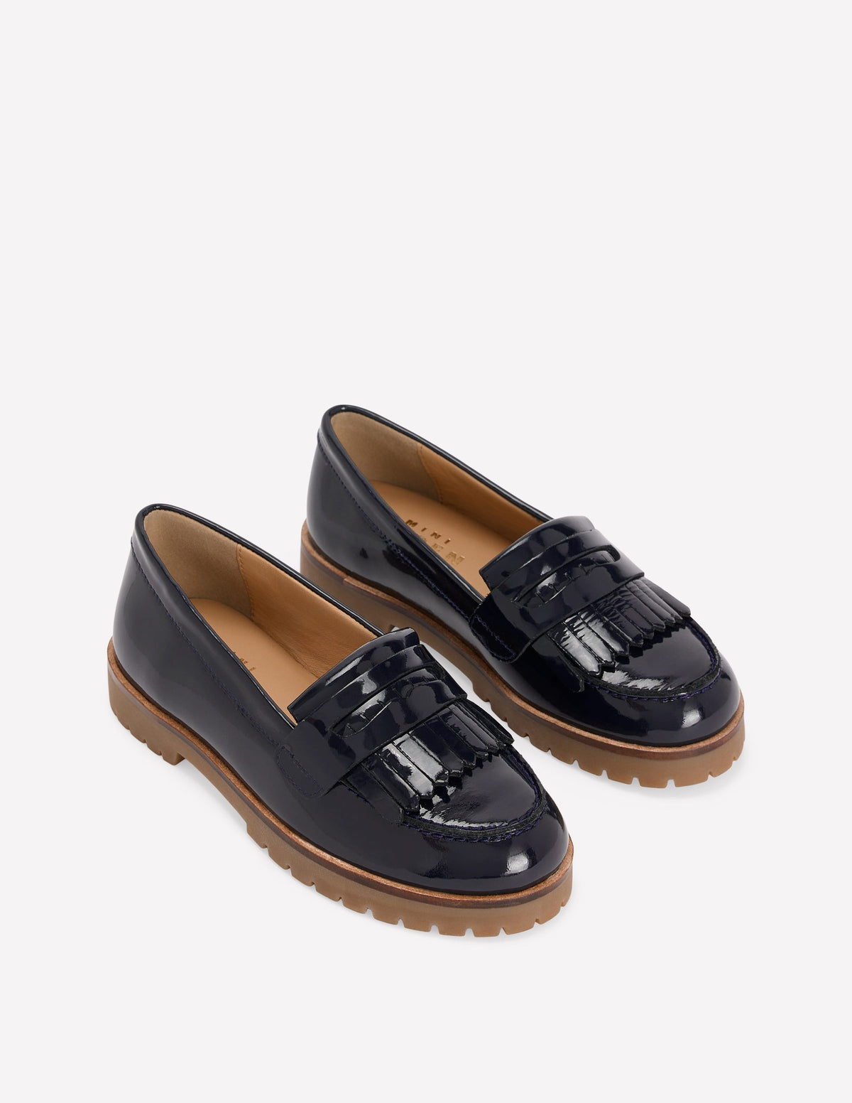 Loafer mit breiter Sohle-Schuluniform-Marineblau - Image 2