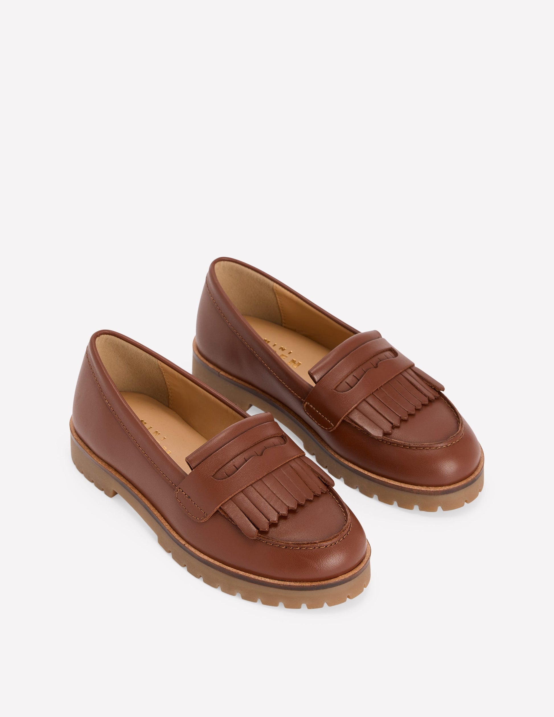 Loafer mit breiter Sohle-Hellbraun-2