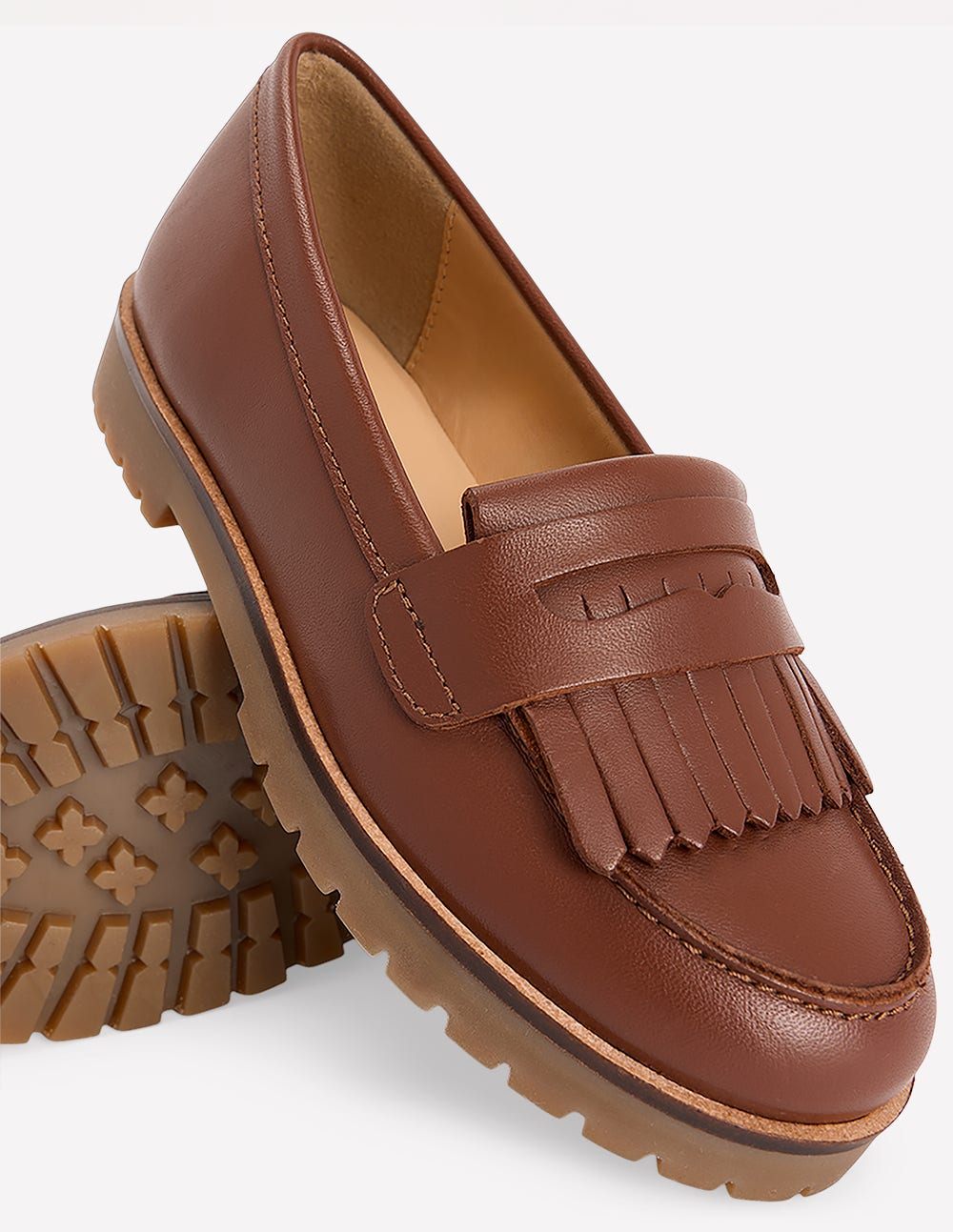 Loafer mit breiter Sohle-Hellbraun - Image 3