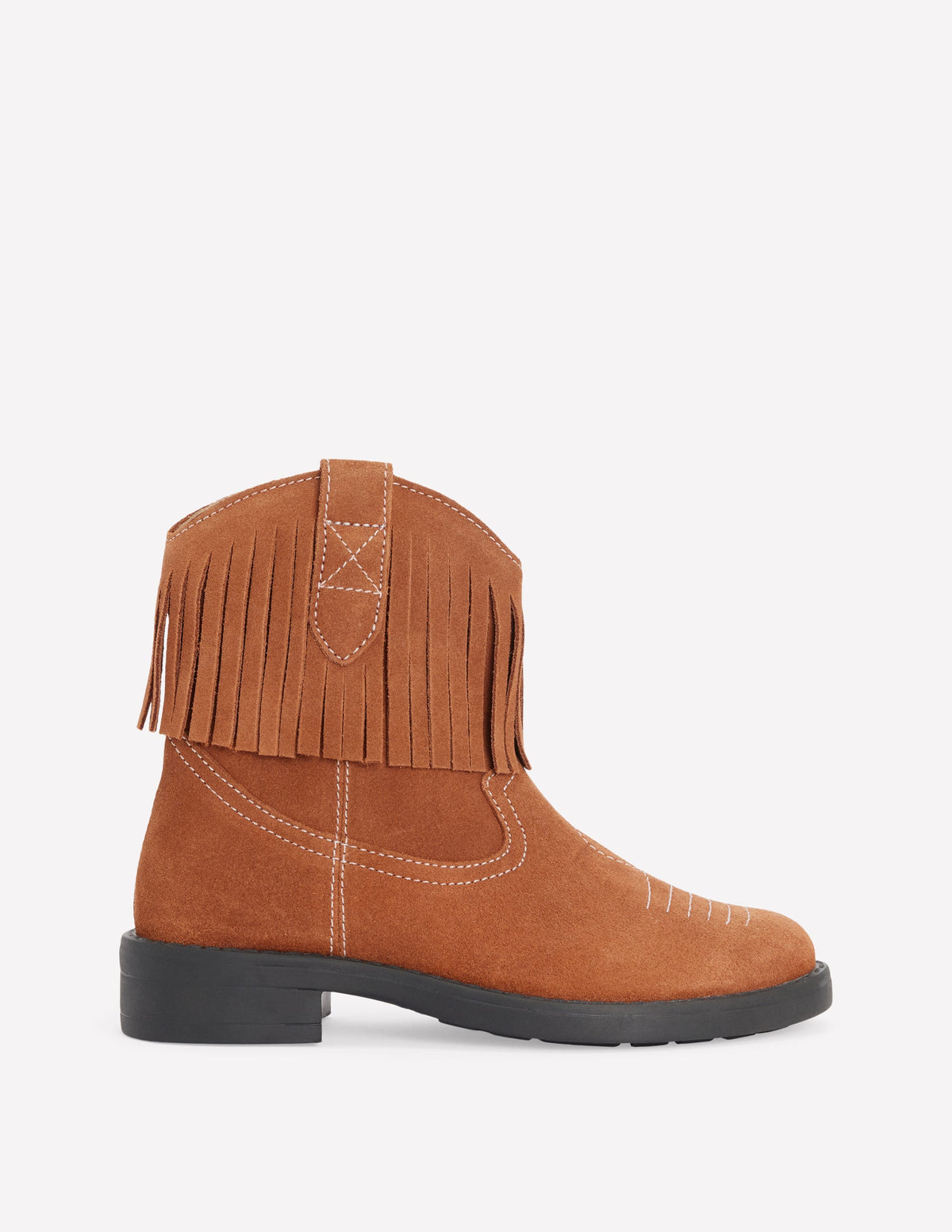 Westernstiefel-Hellbraun Fransen - Image 1