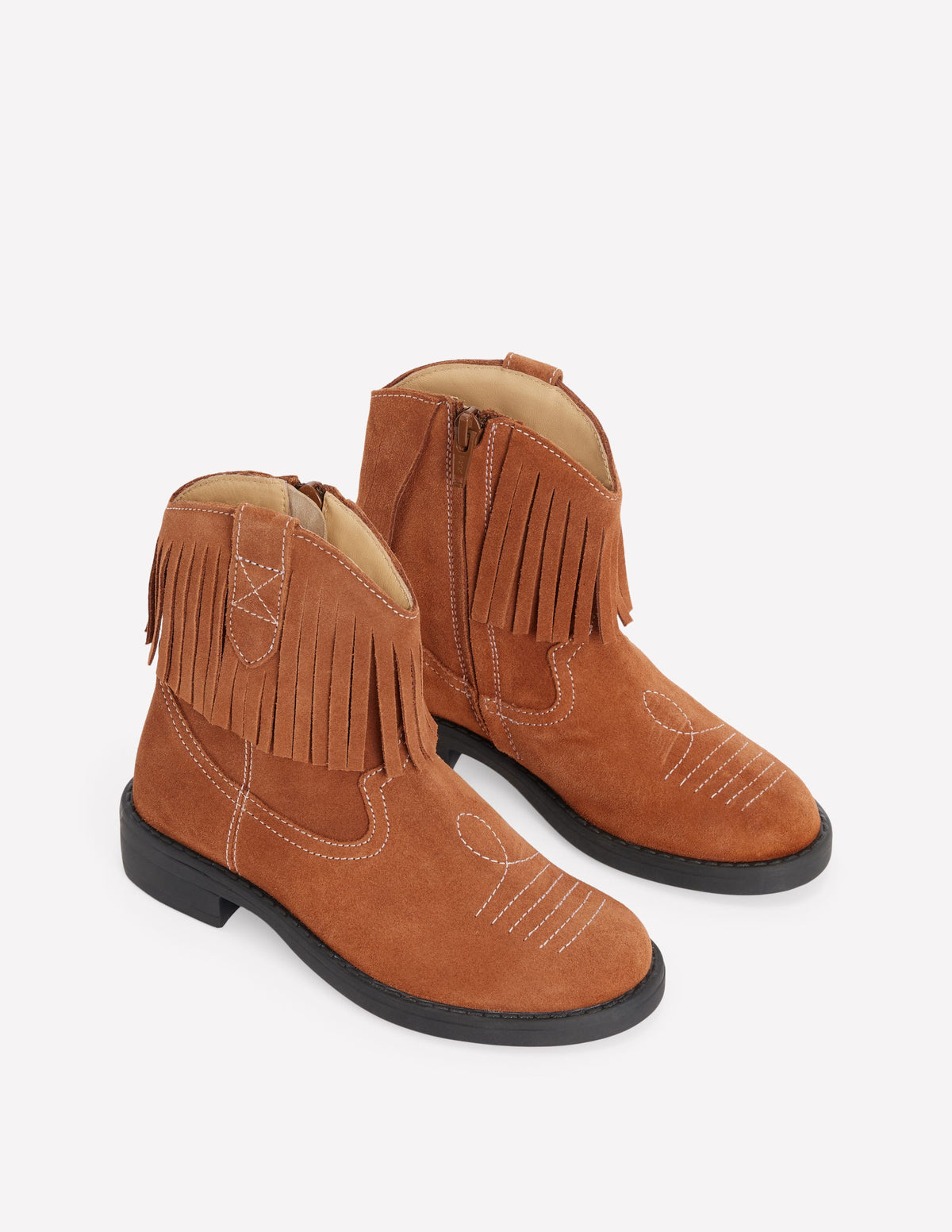 Westernstiefel-Hellbraun Fransen - Image 2