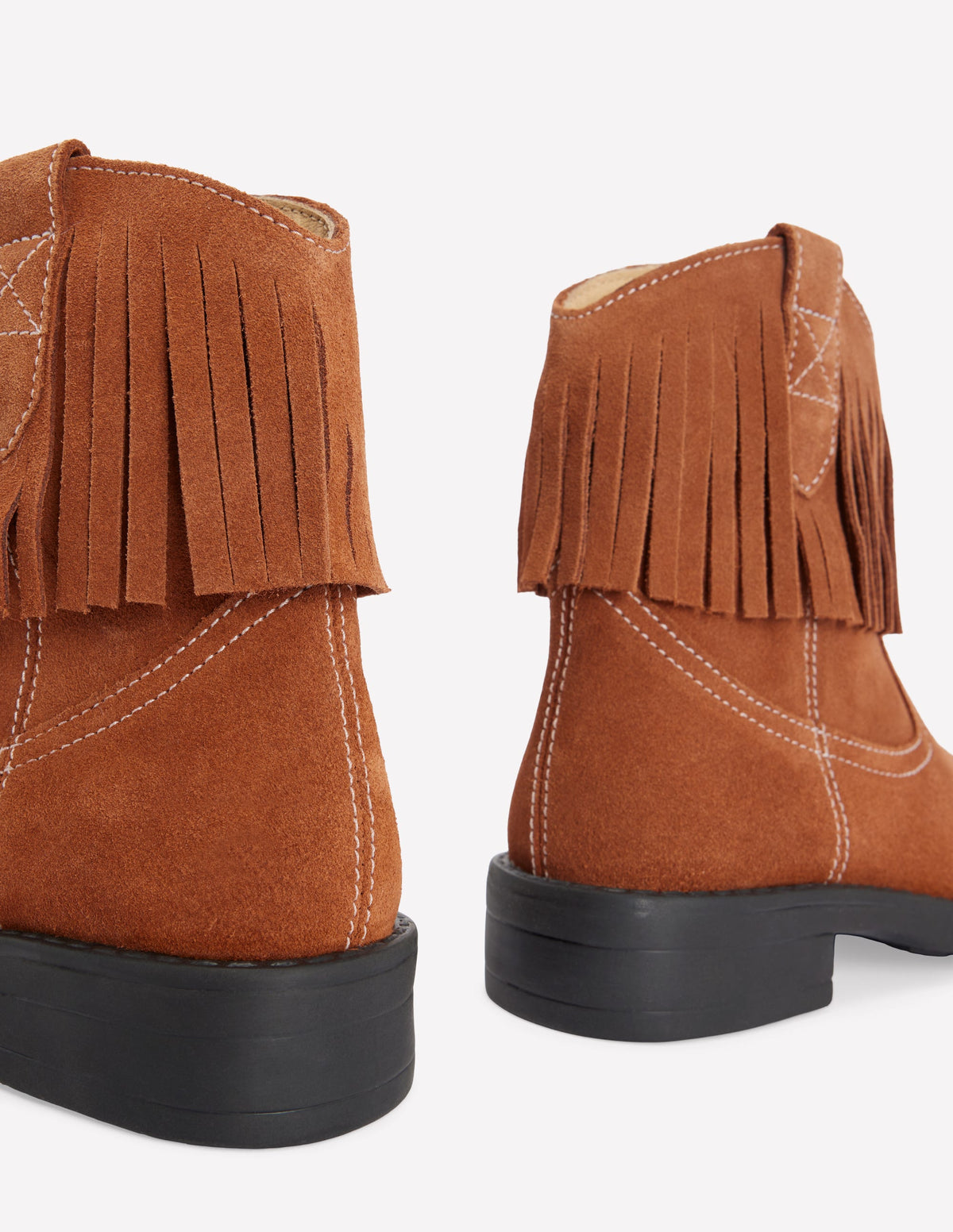 Westernstiefel-Hellbraun Fransen - Image 3