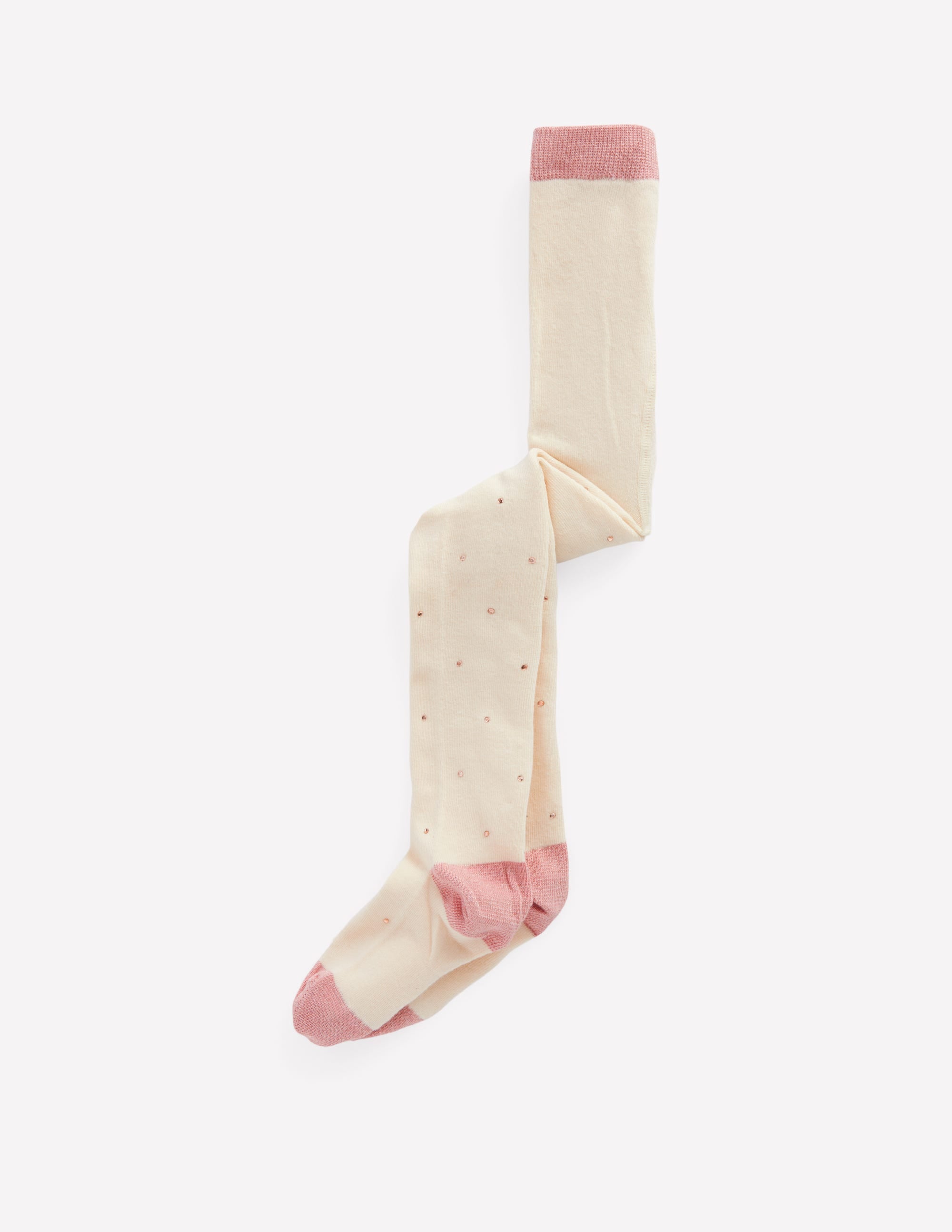 Strumpfhose mit Glitzerdesign-Naturweiß - Image 1