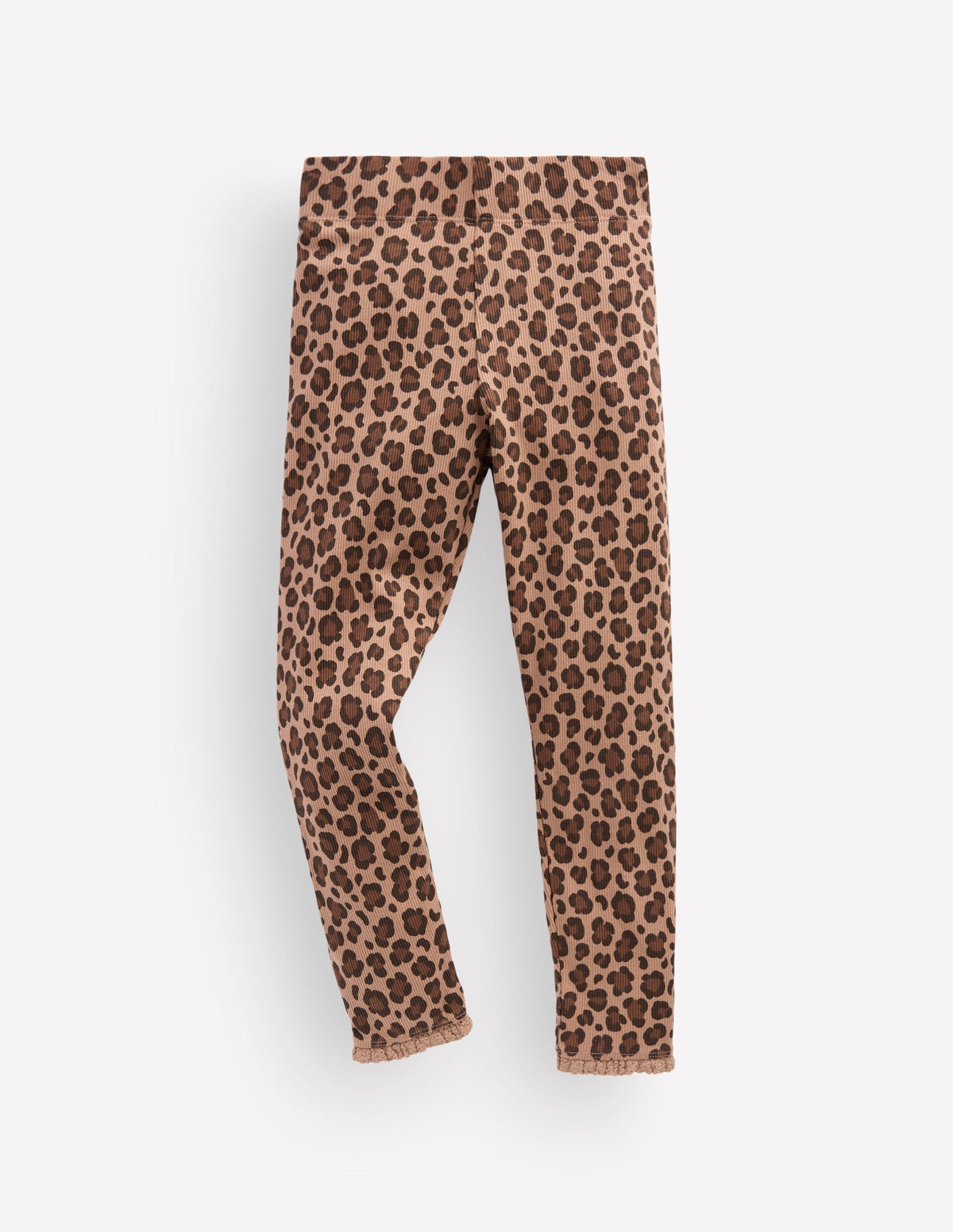 Legging côtelé-Léopard marron - Image 1