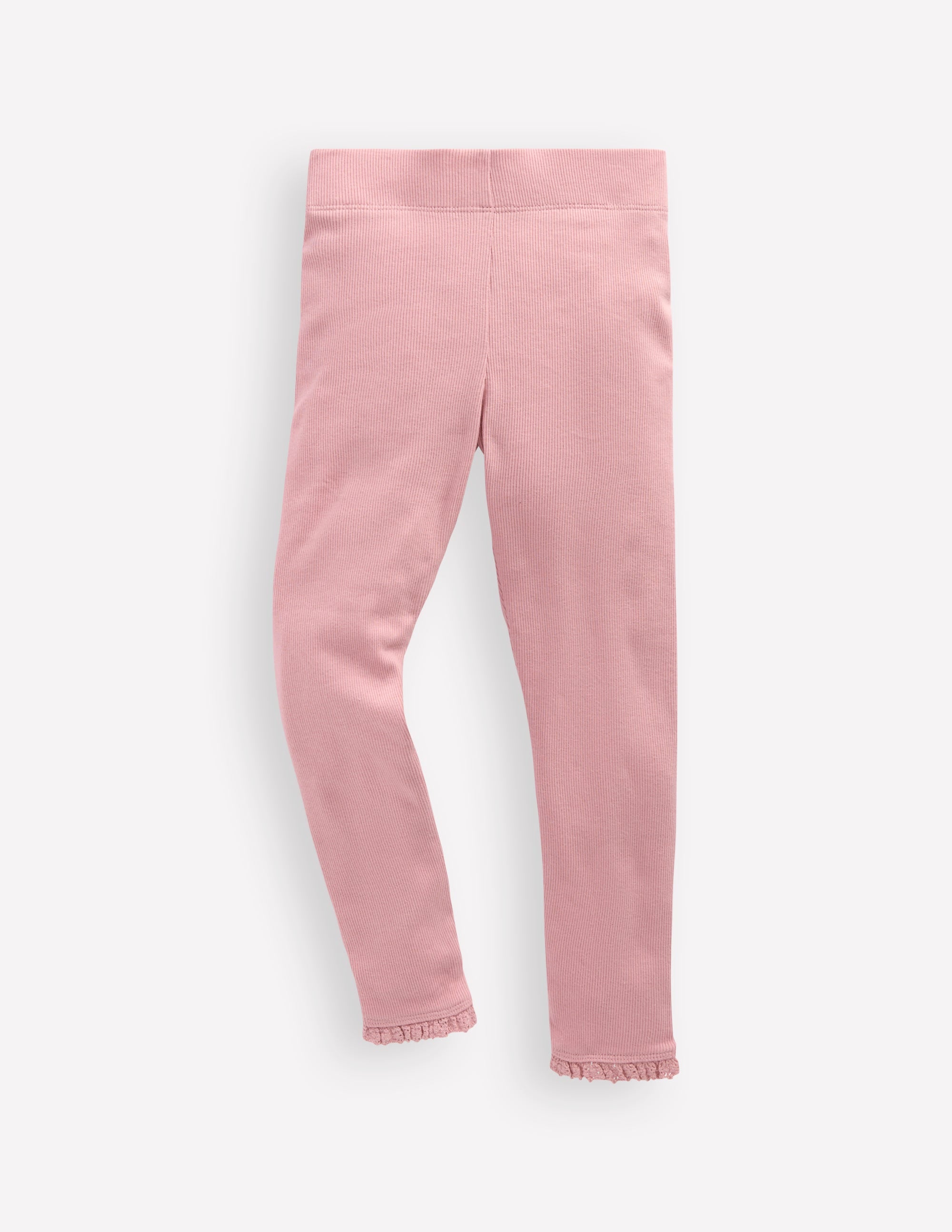 Gerippte Leggings-Vintage-Rosa - Image 1
