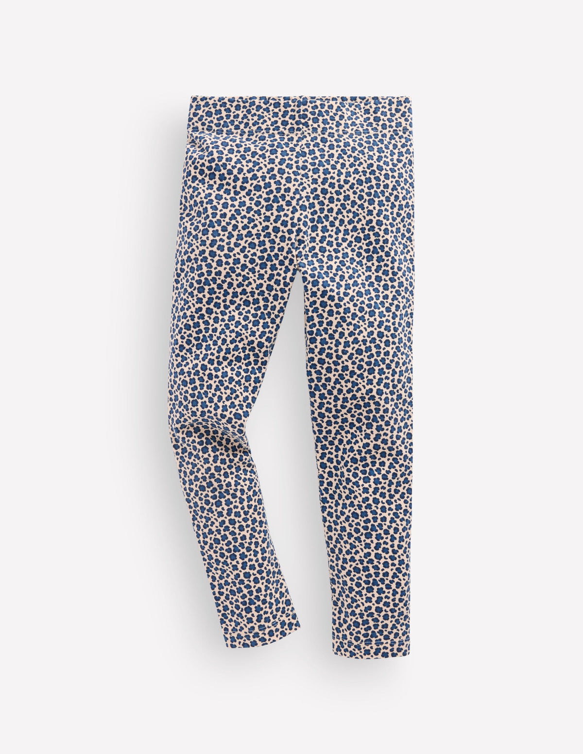 Lustige Leggings-Calico-Weiß/Blaues Leopardenmuster - Image 1