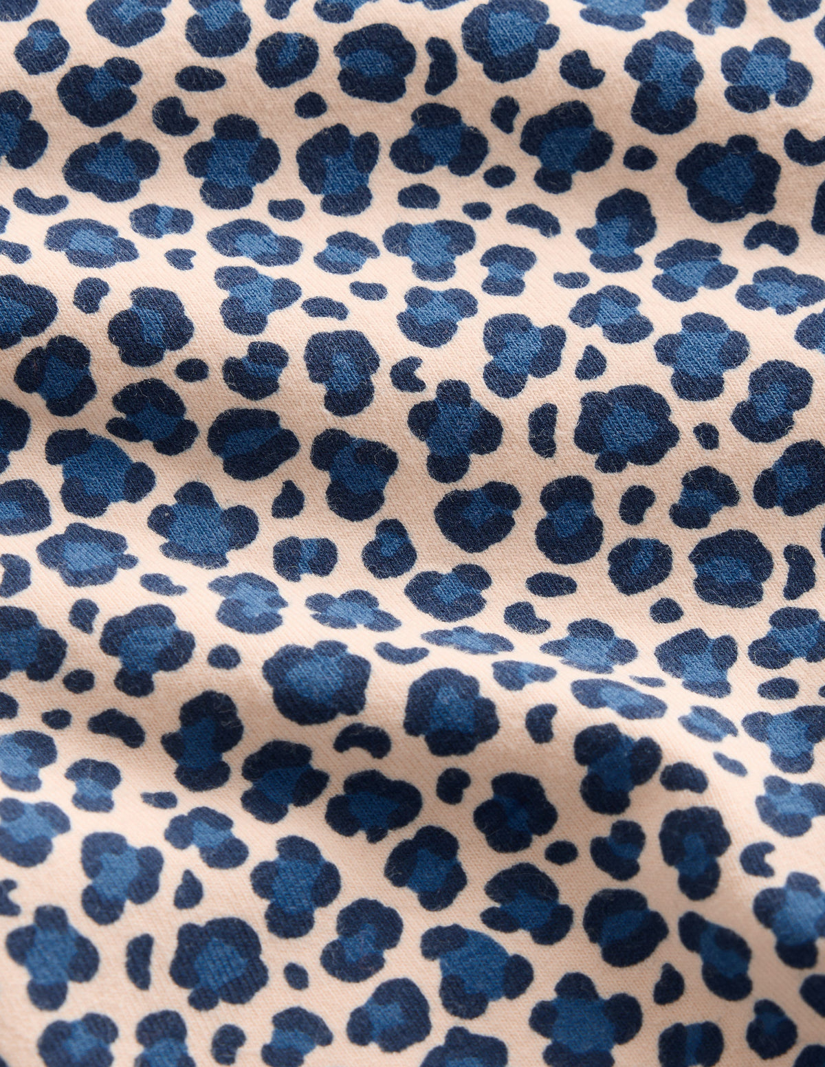 Lustige Leggings-Calico-Weiß/Blaues Leopardenmuster - Image 3