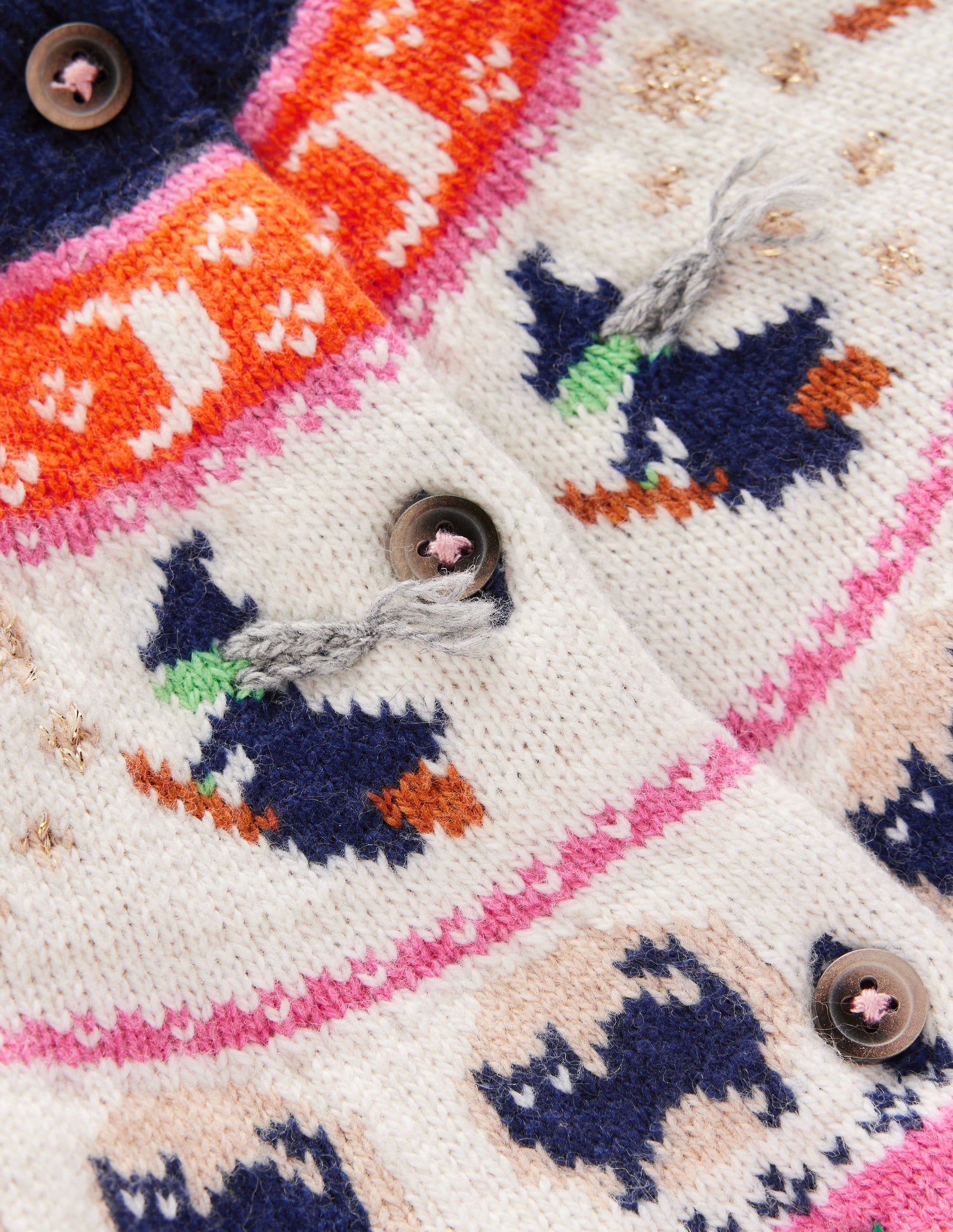 Edie Fair-Isle-Strickjacke-Schuluniform-Marineblau Halloween-6