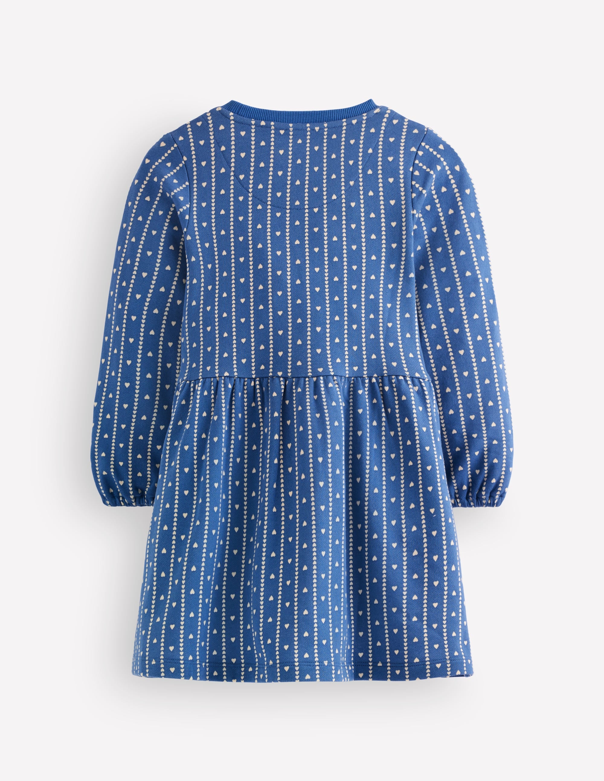 Minna Sweatkleid-Blau Herzen Streifen - Image 2
