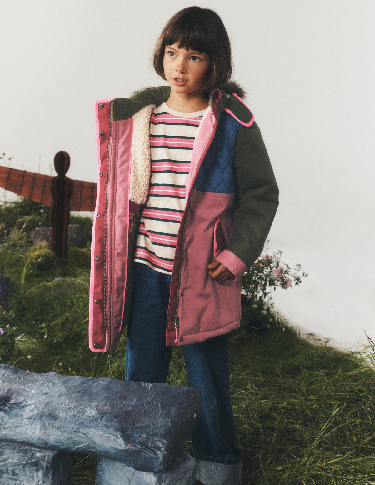 Parka matelassée Joni-Colourblock multi - Image 1
