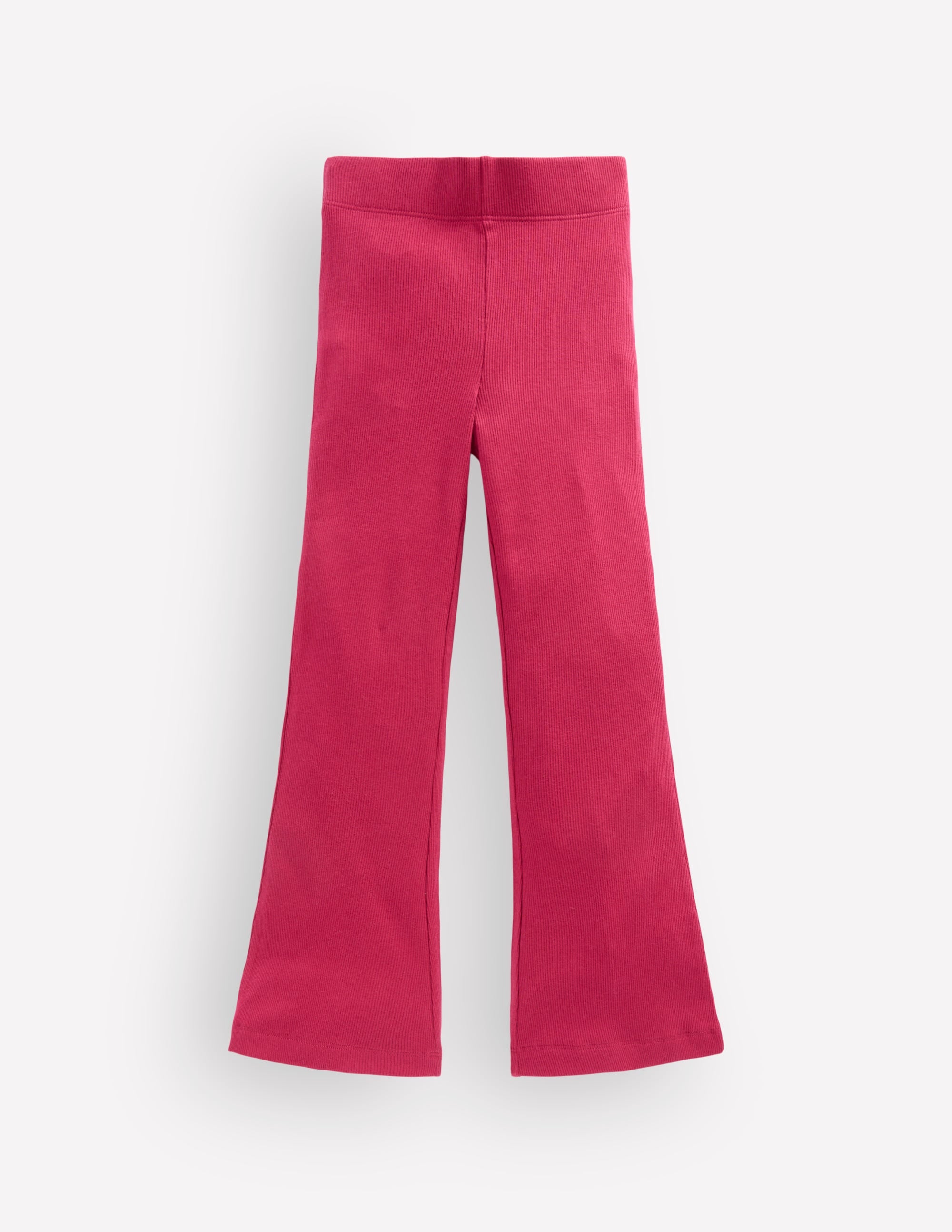 Gerippte, ausgestellte Leggings-Rot Knospen - Image 1