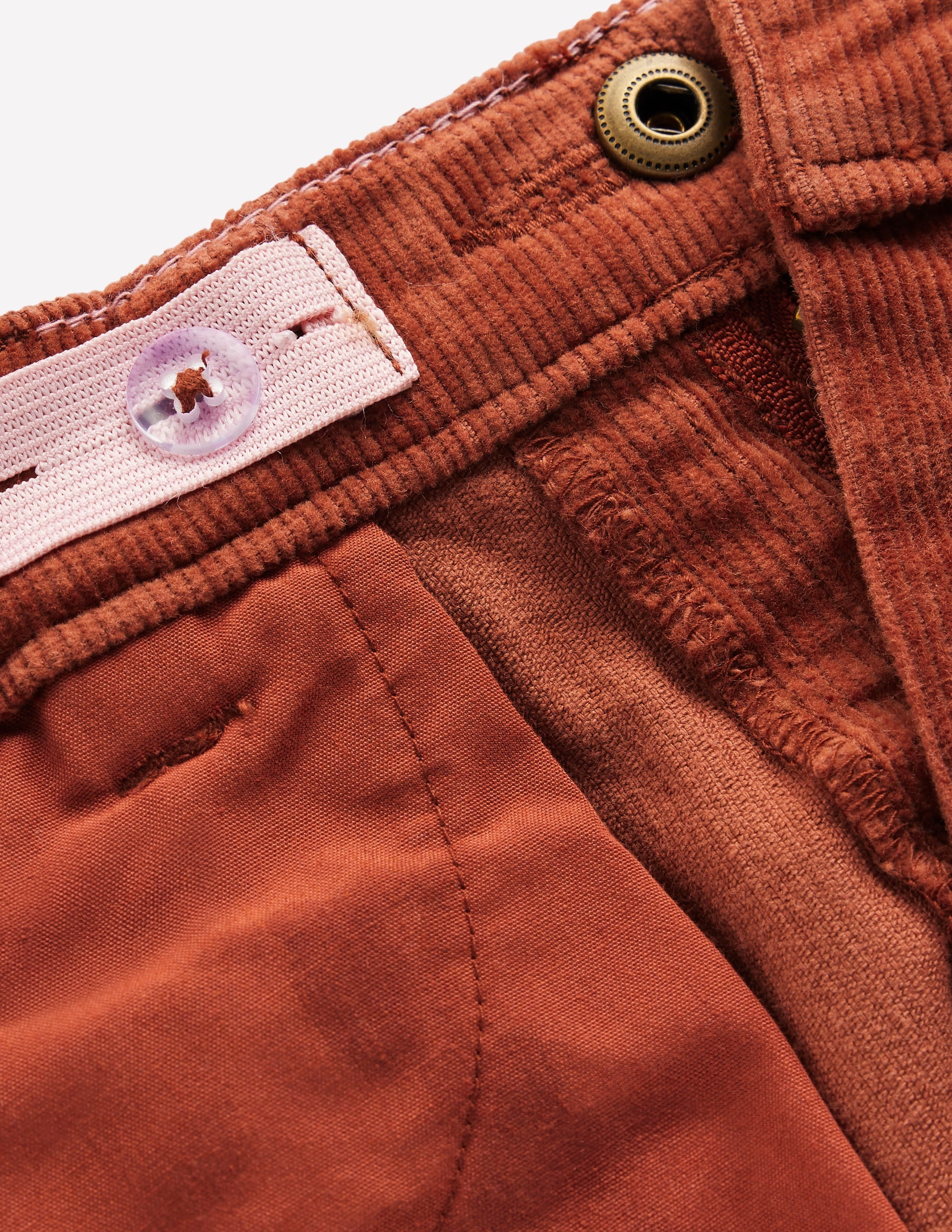 Jeans mit leichtem Schlag-Braun-Orange - Image 4