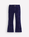 Jeans mit leichtem Schlag-Schuluniform-Marineblau Cord