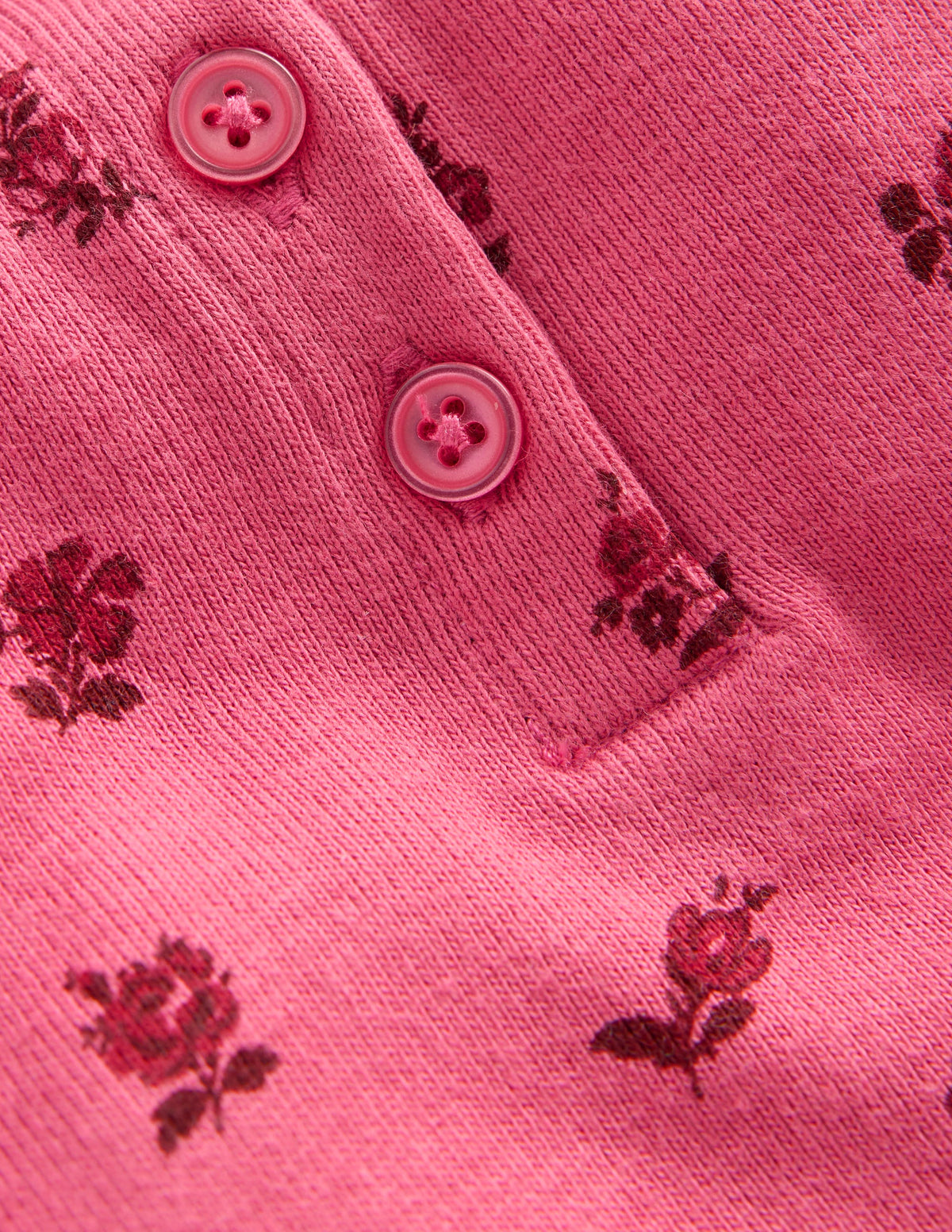 Pyjama à col tunisien douillet-À fleurs - Image 3