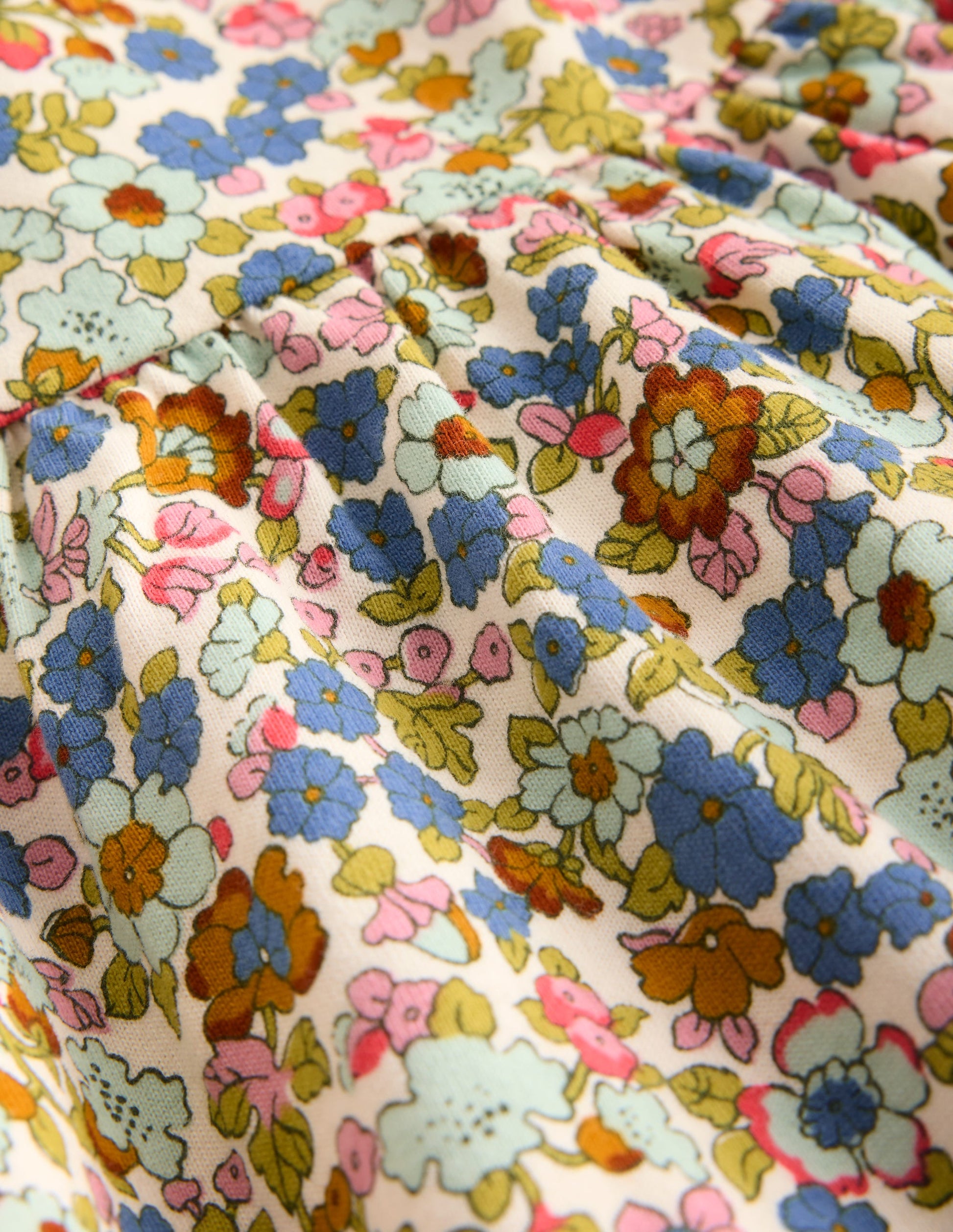 Madeline Kleid mit Blousonärmeln-Filigranes Blumenmuster-3