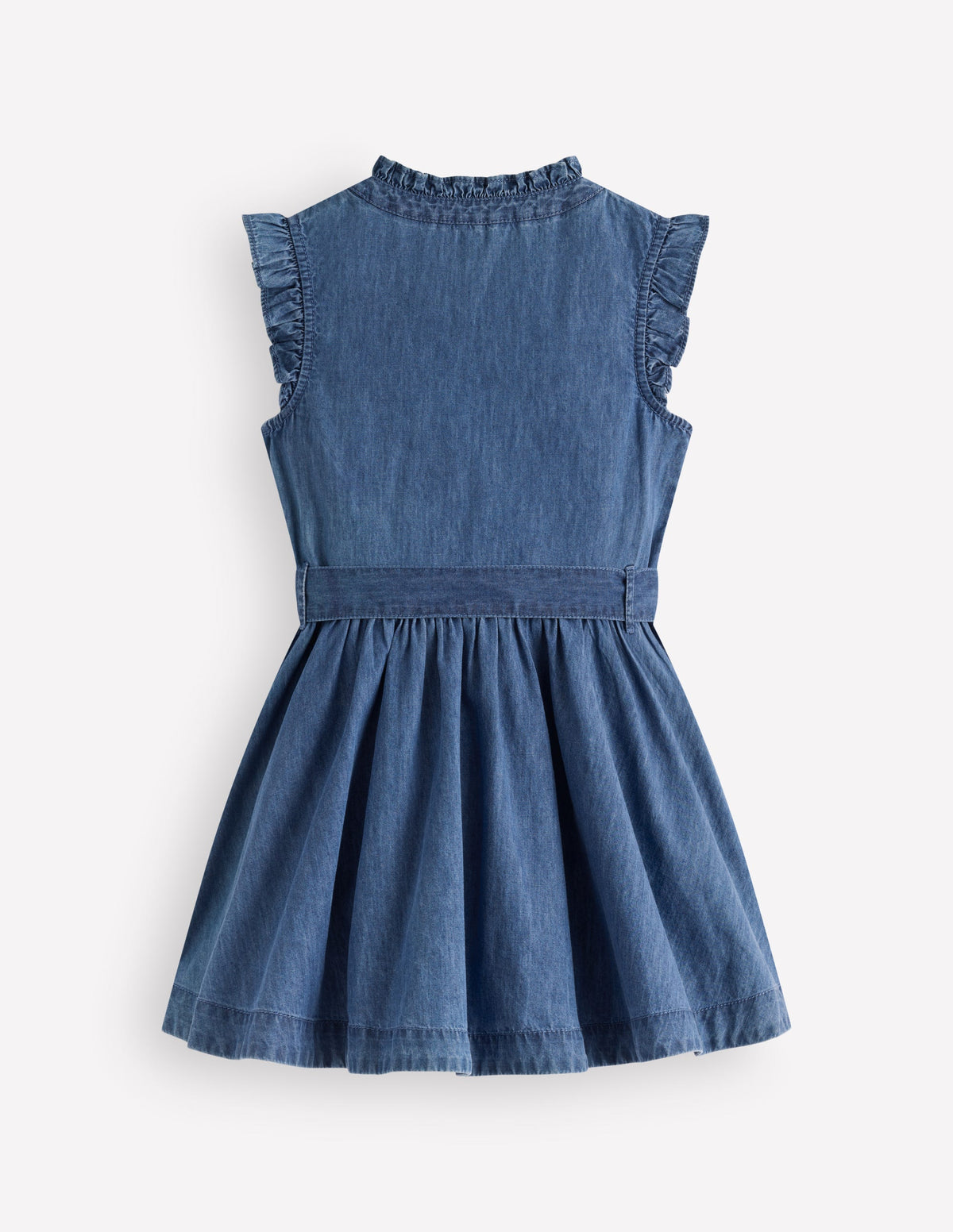 Gerüschtes Hemdblusenkleid-Medium Vintage-2